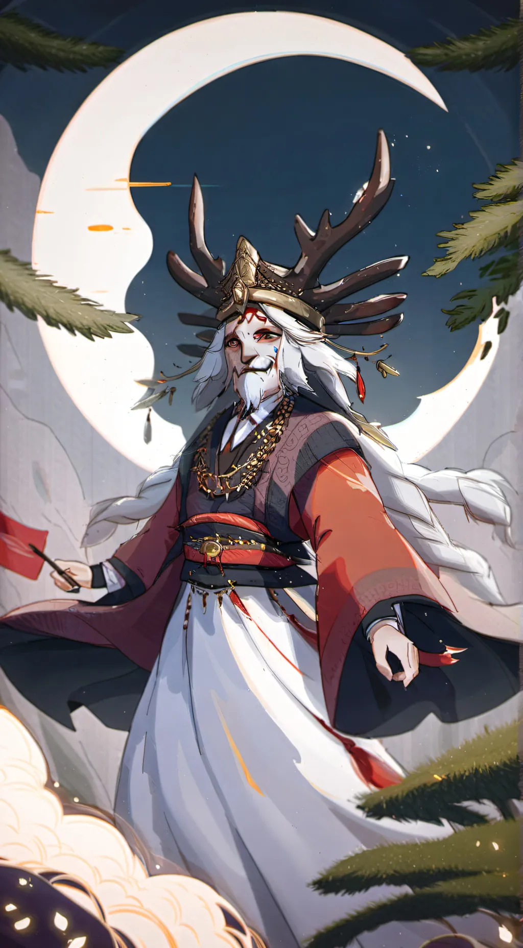 ai character: SKY COME BACK!  background