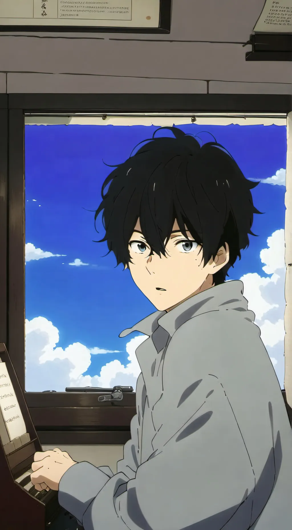 ai character: •★-~[Liam]~-★• background