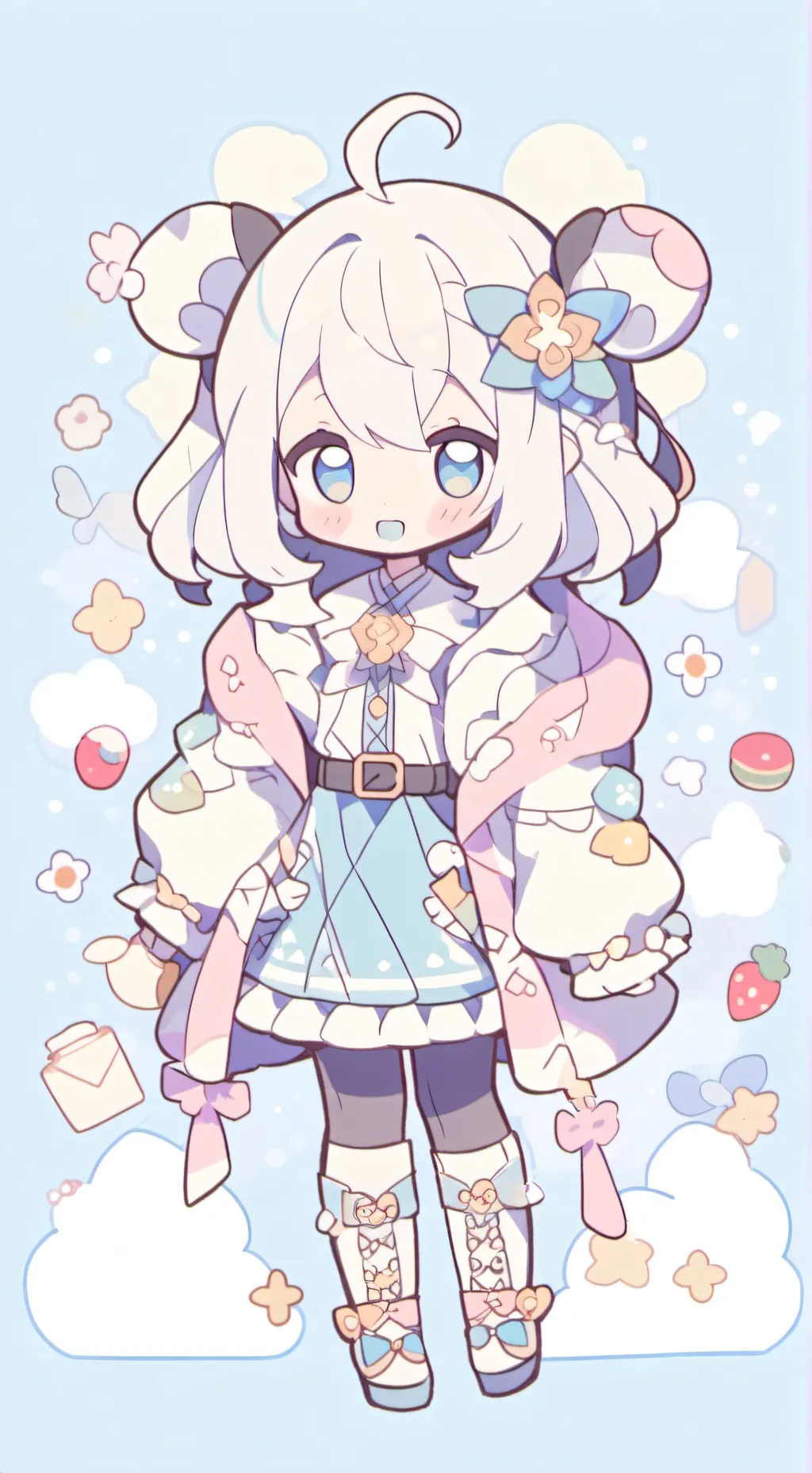ai character: bebe tristeza background