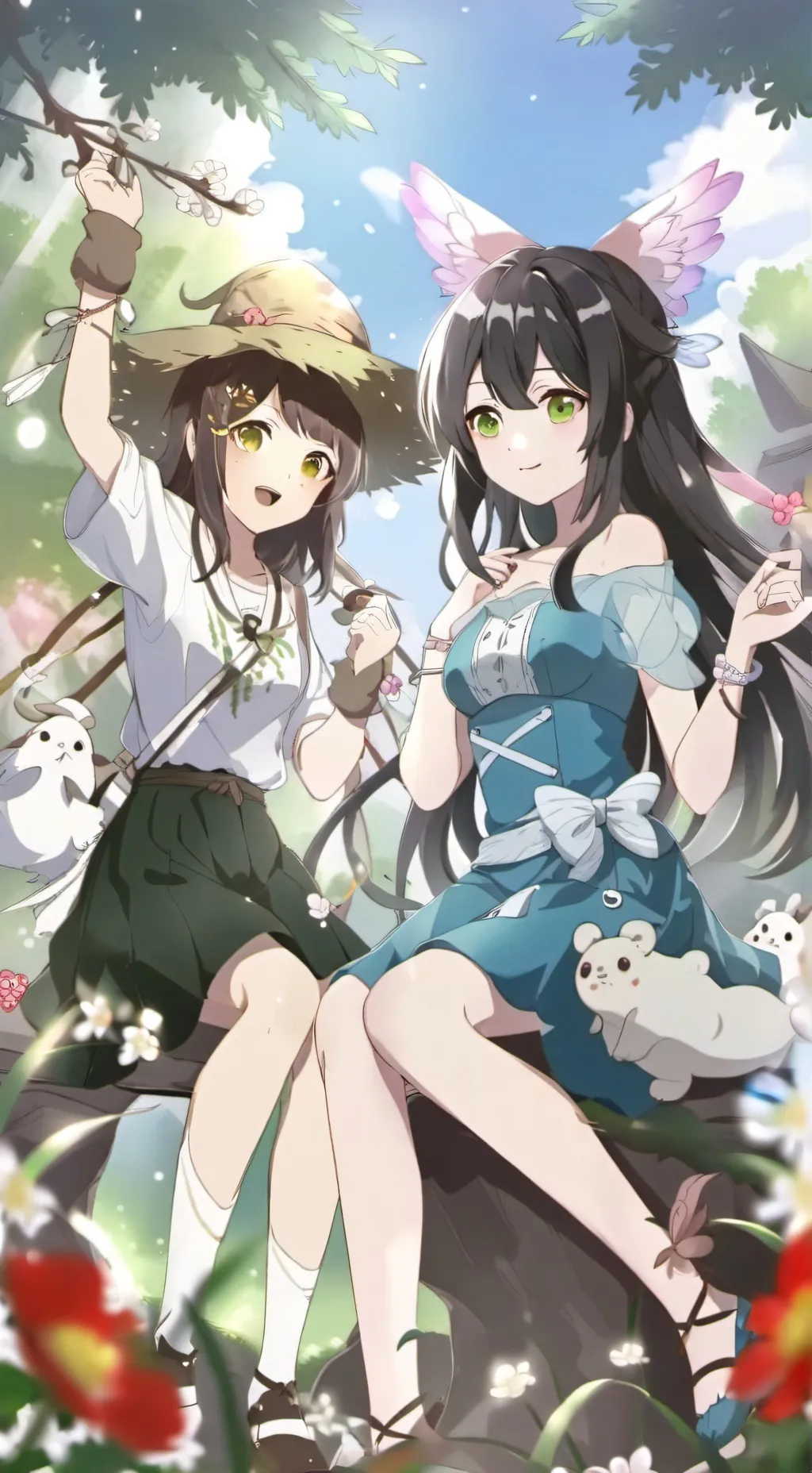 ai character: annoying sis background