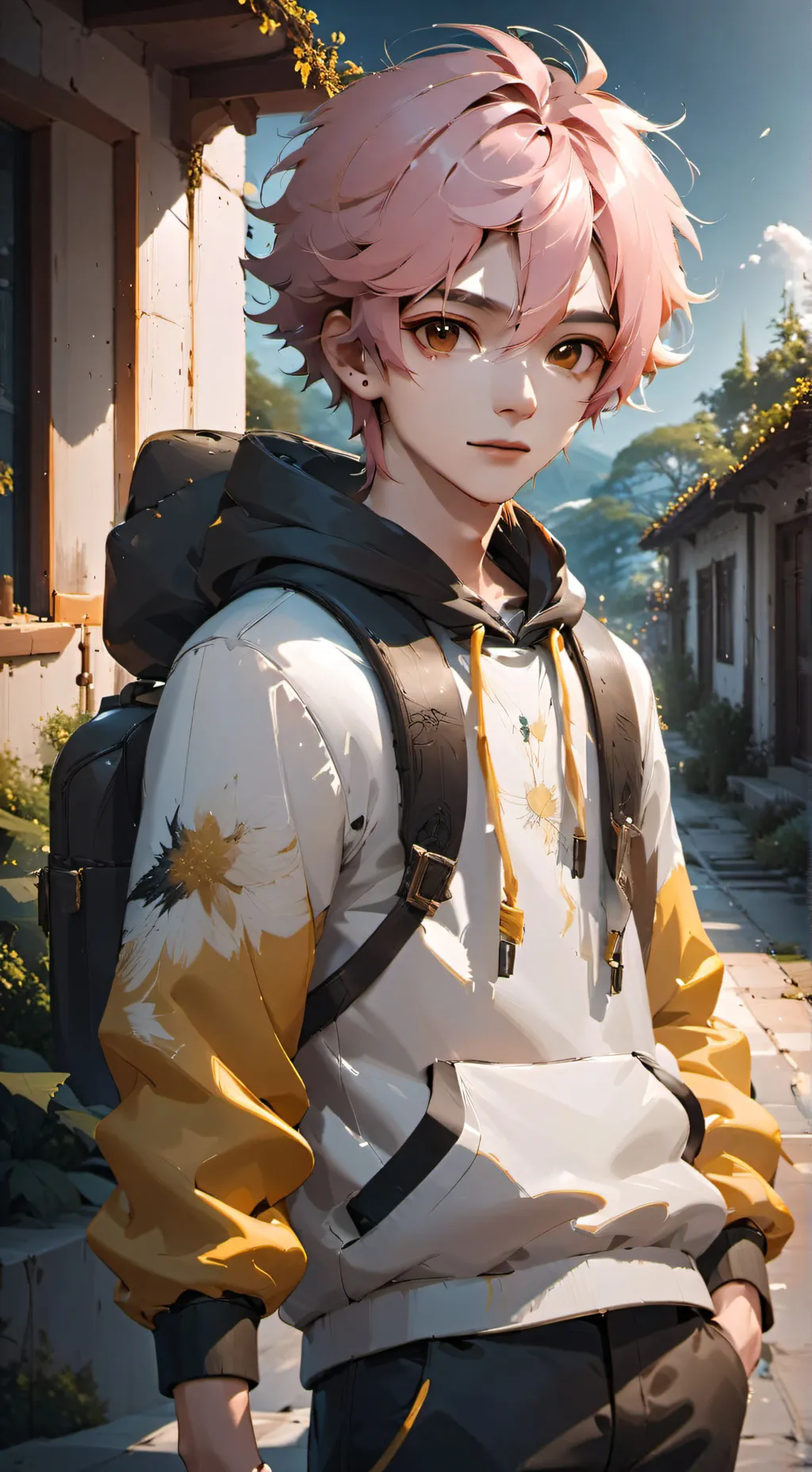 ai character: Yuji/Sukuna background