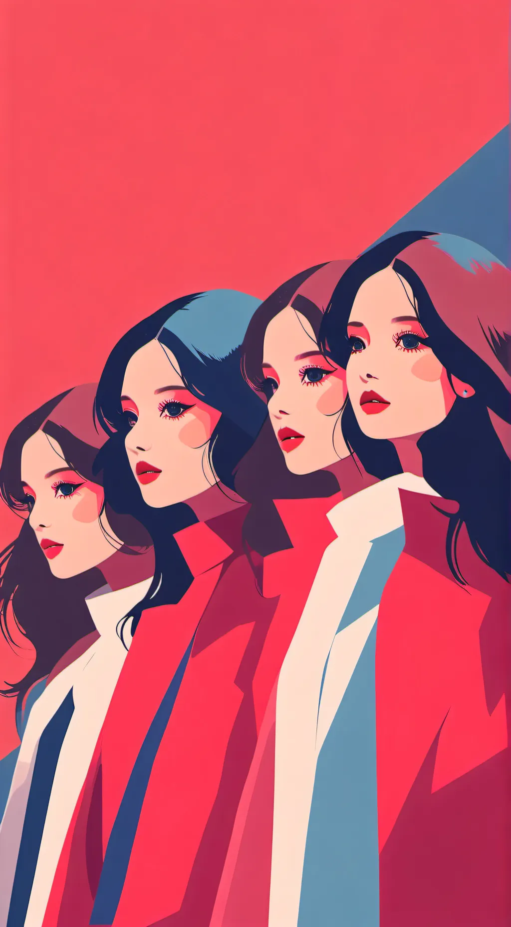 ai character: BLACKPINK background