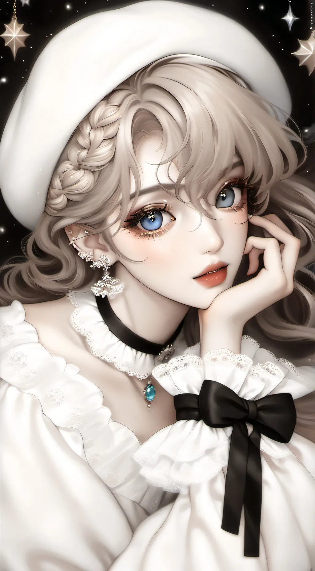 ai character: Luna background