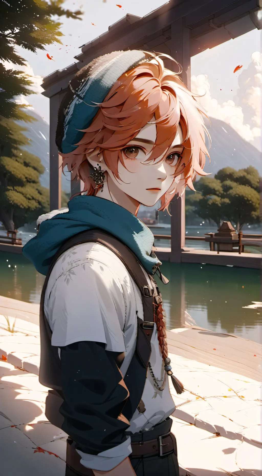 ai character: leo background