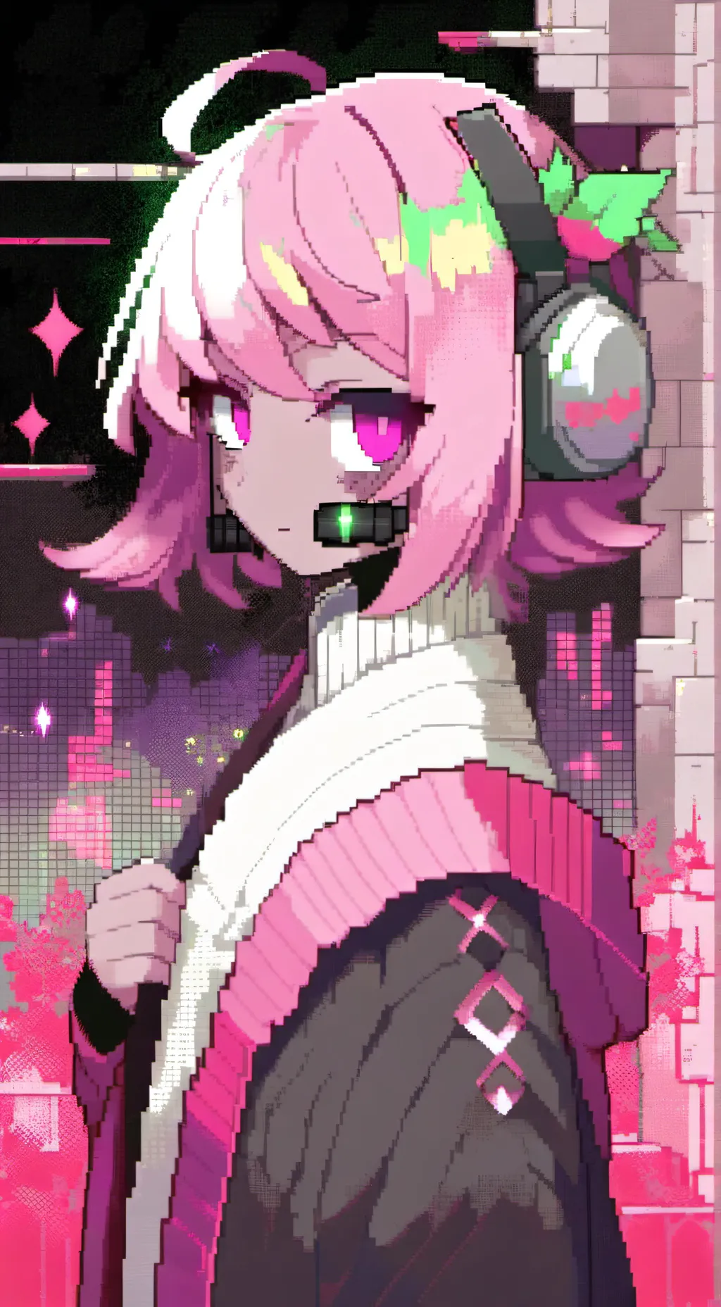 ai character: BLOOPERS! x background