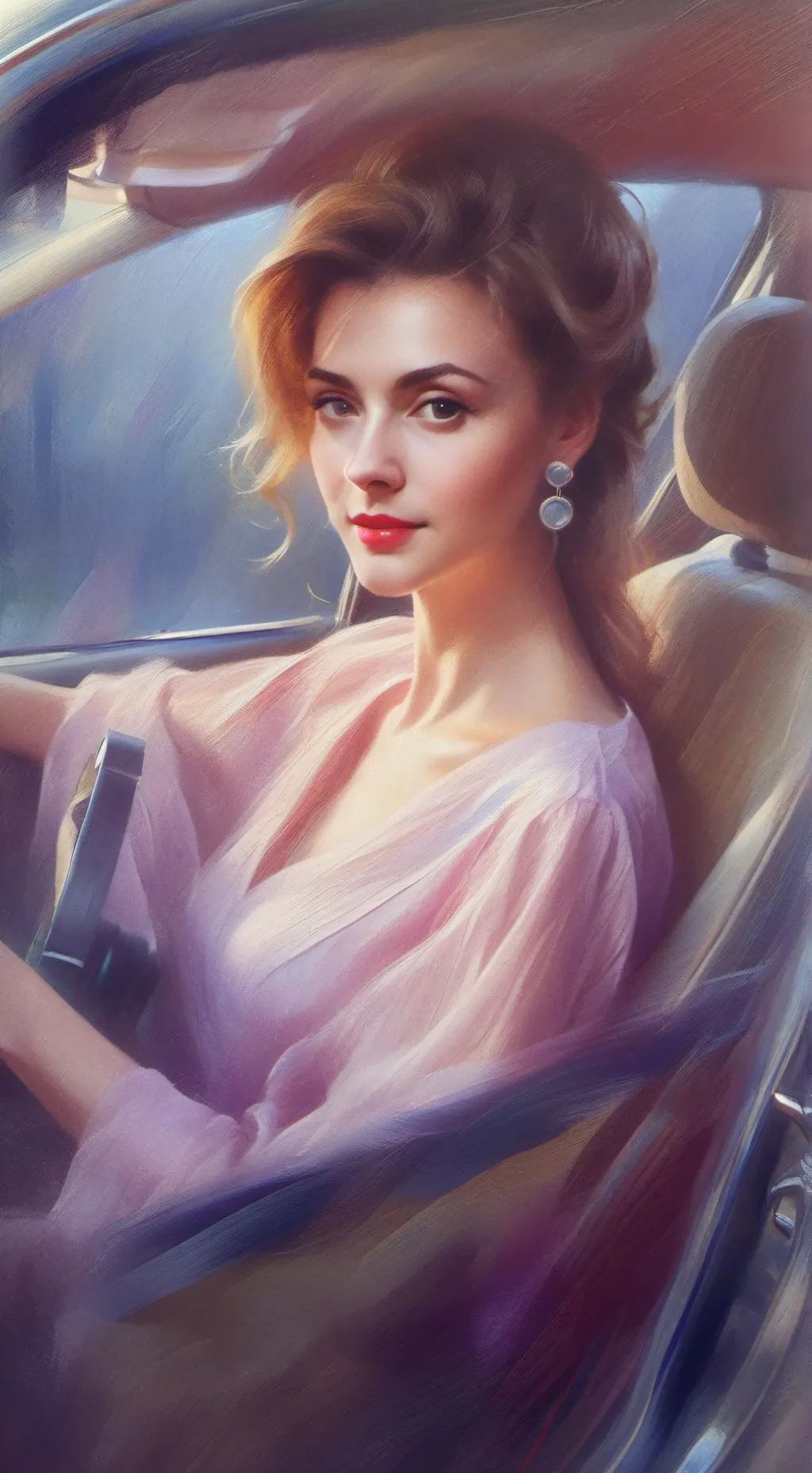 ai character: How to drive a car background