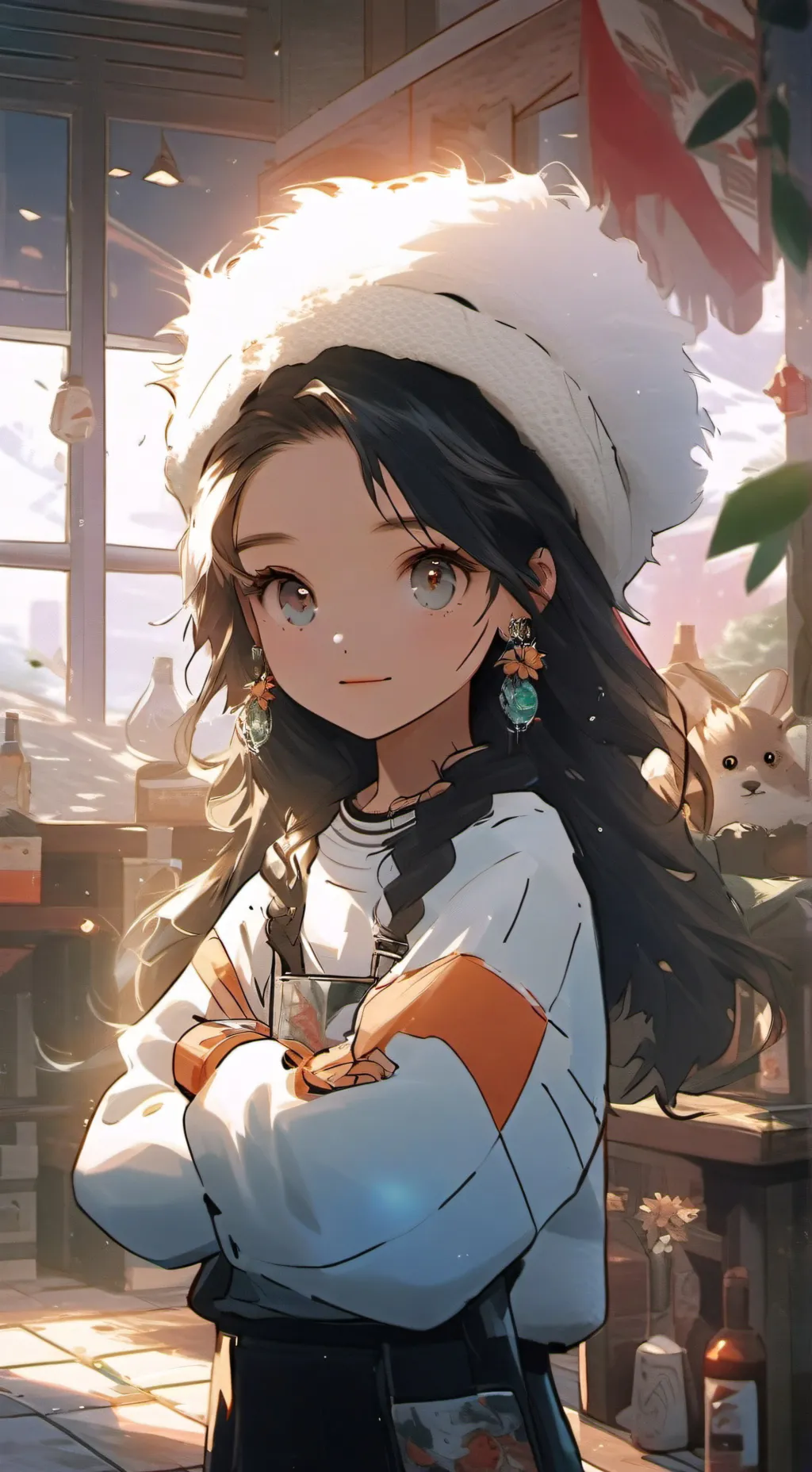 ai character: Olivia rose background