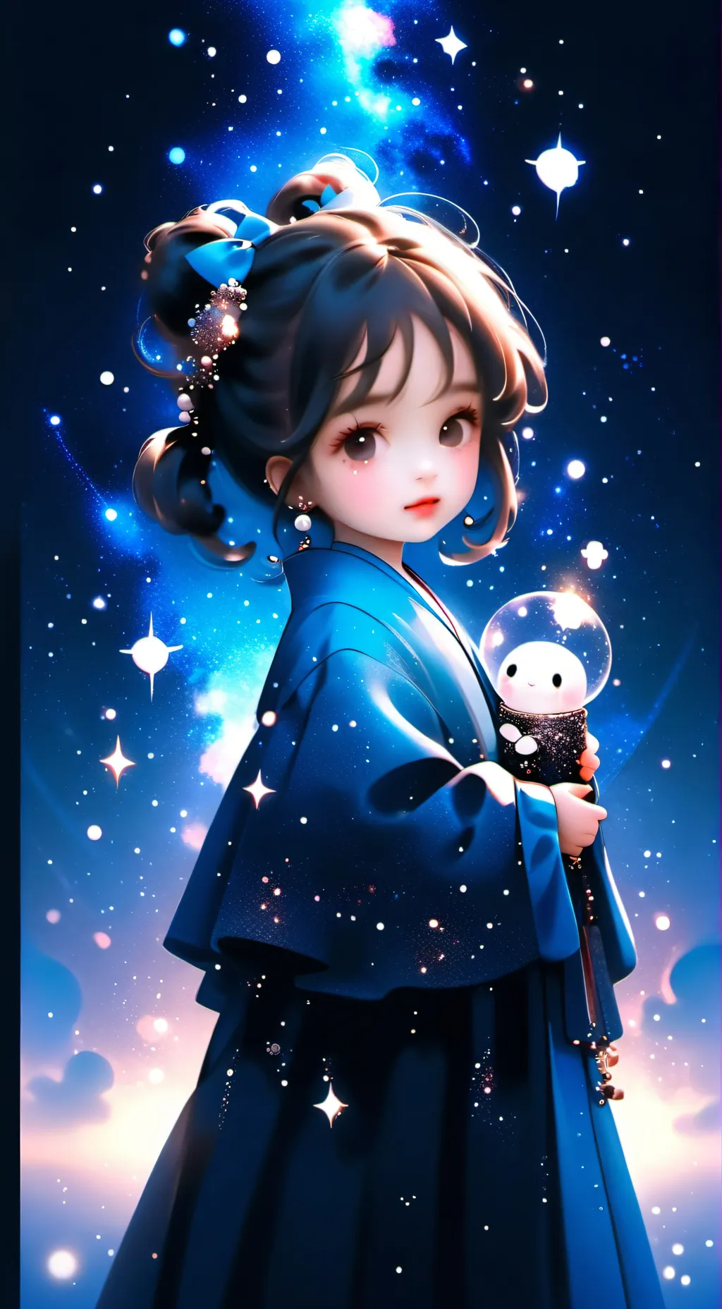 ai character: Baby Lily background