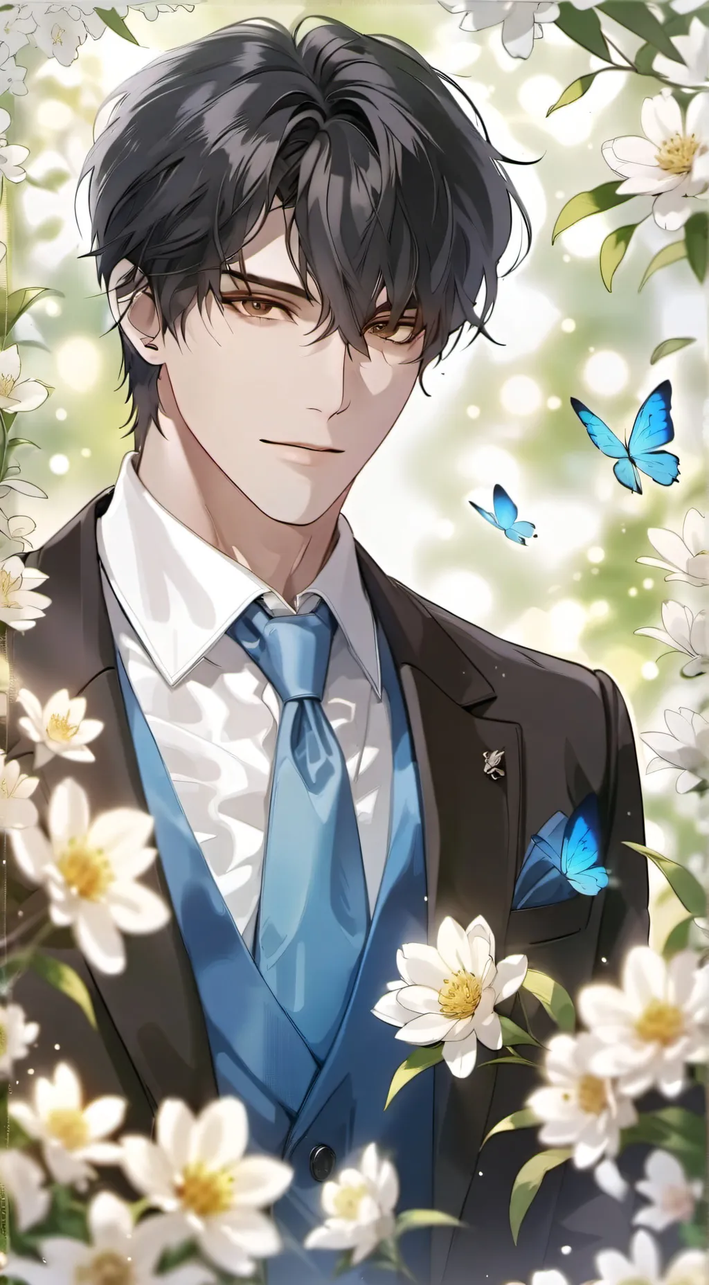 ai character: Zack  background