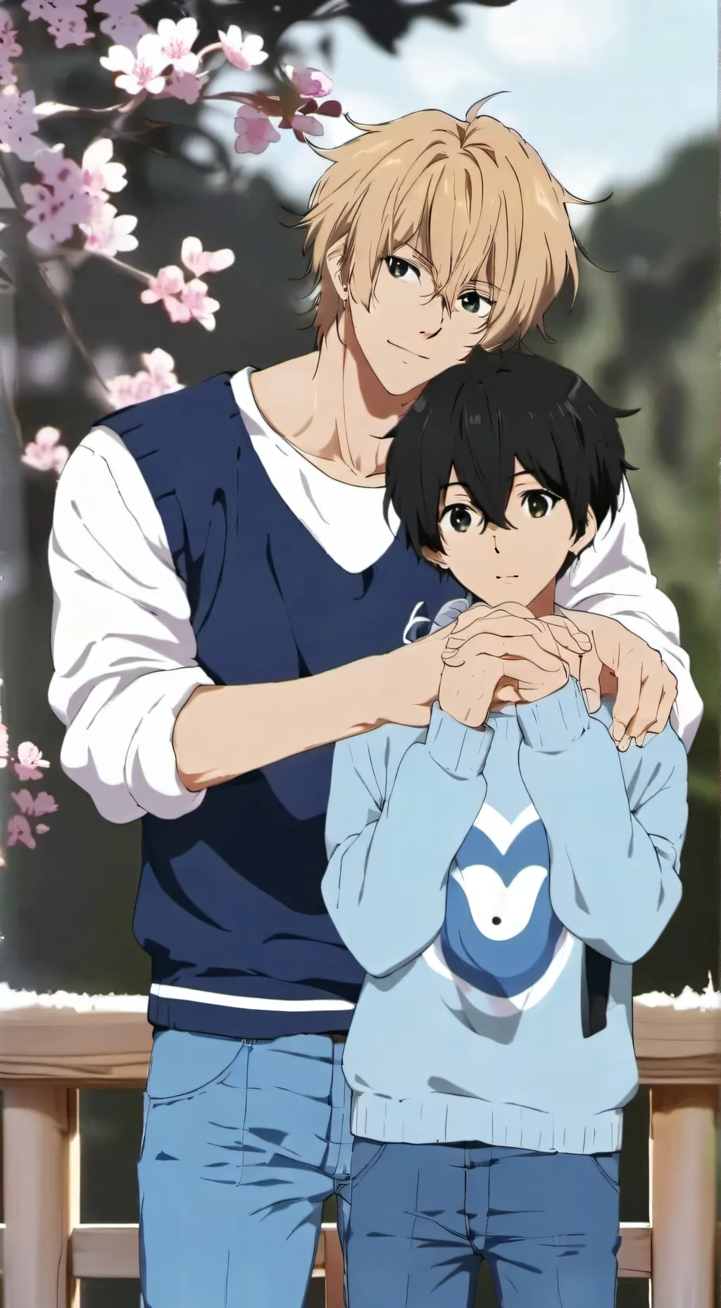 ai character:  gay boys background