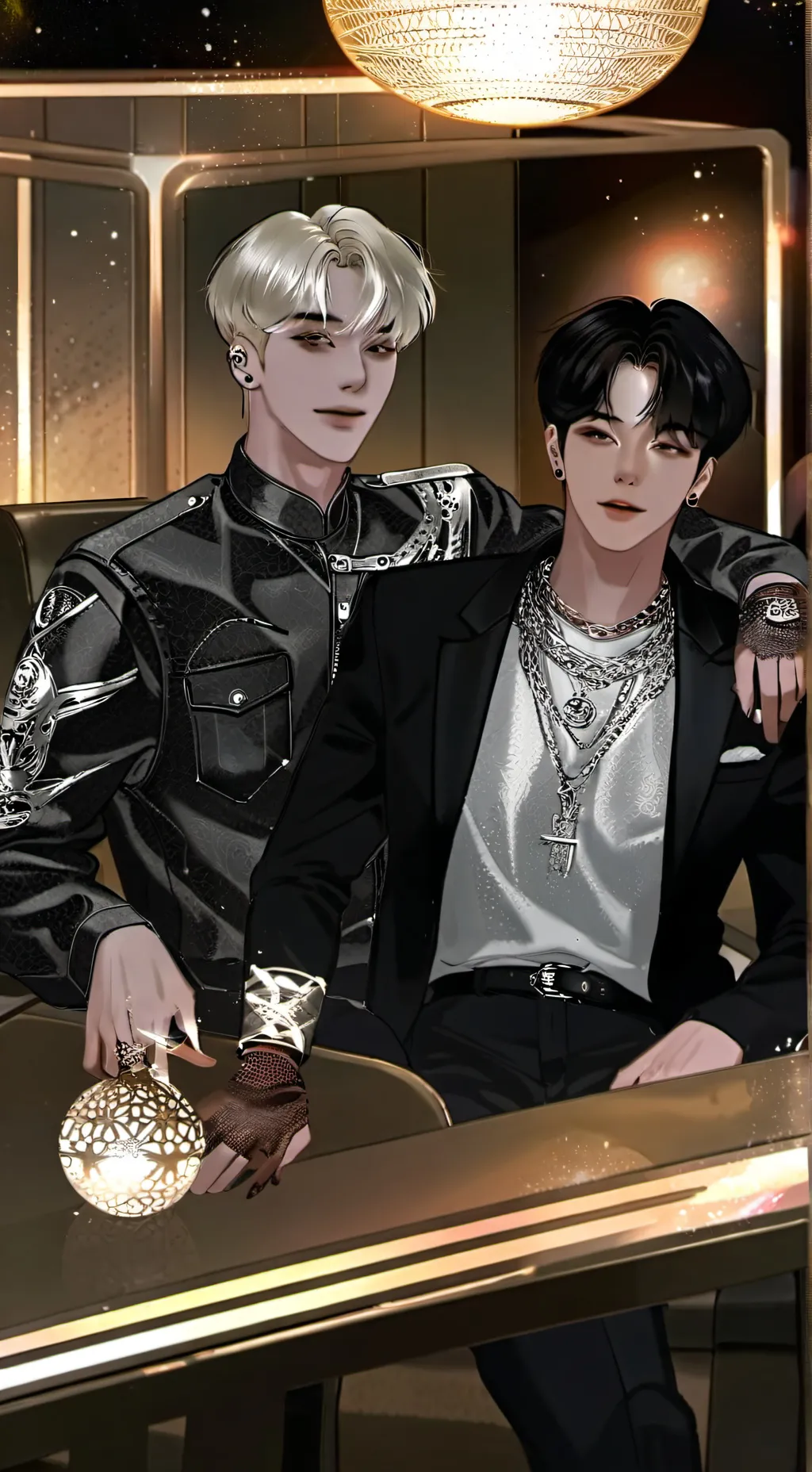 ai character: BTS 🏍 background