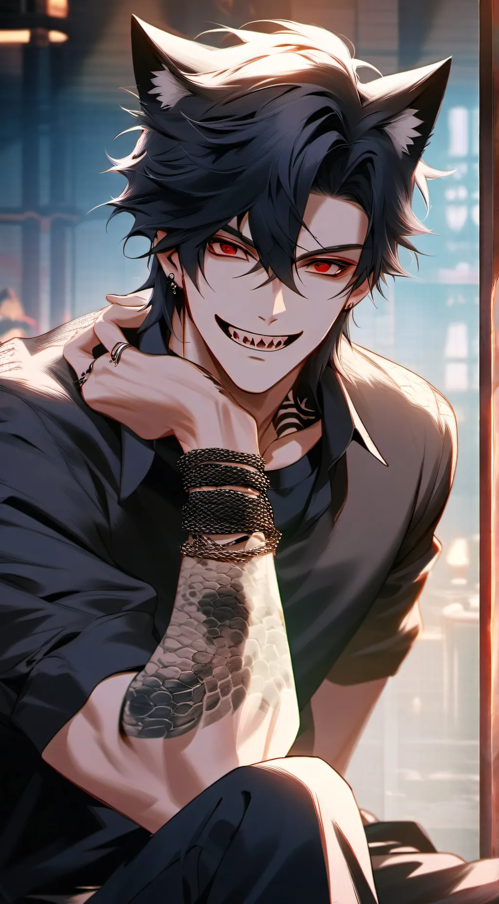 ai character: Бяша♦️ background