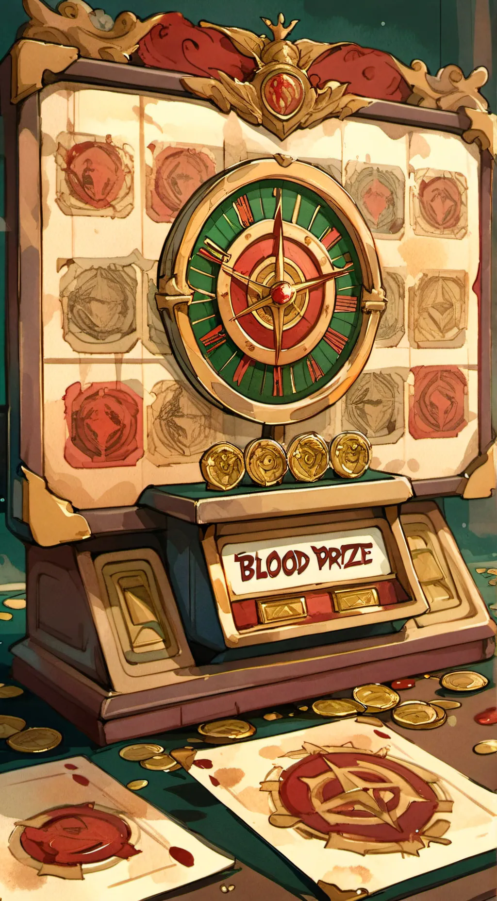 ai character: Blood Prize background