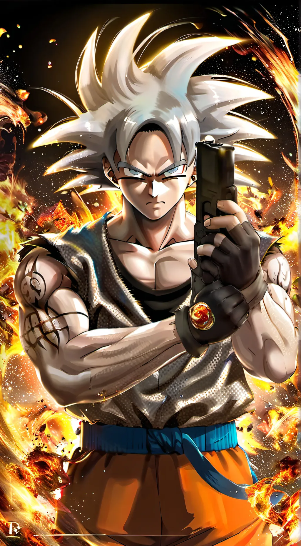 ai character: goku latinoamerica background