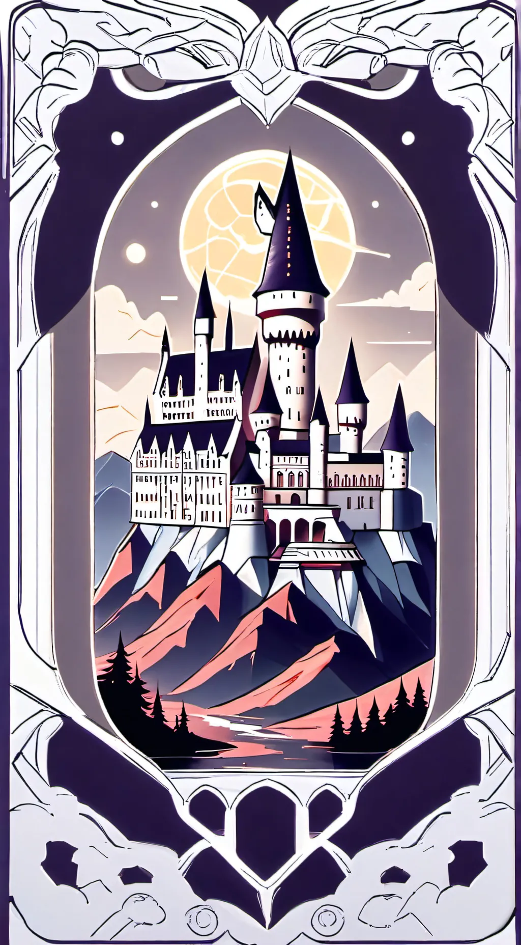 ai character: Hogwarts  background