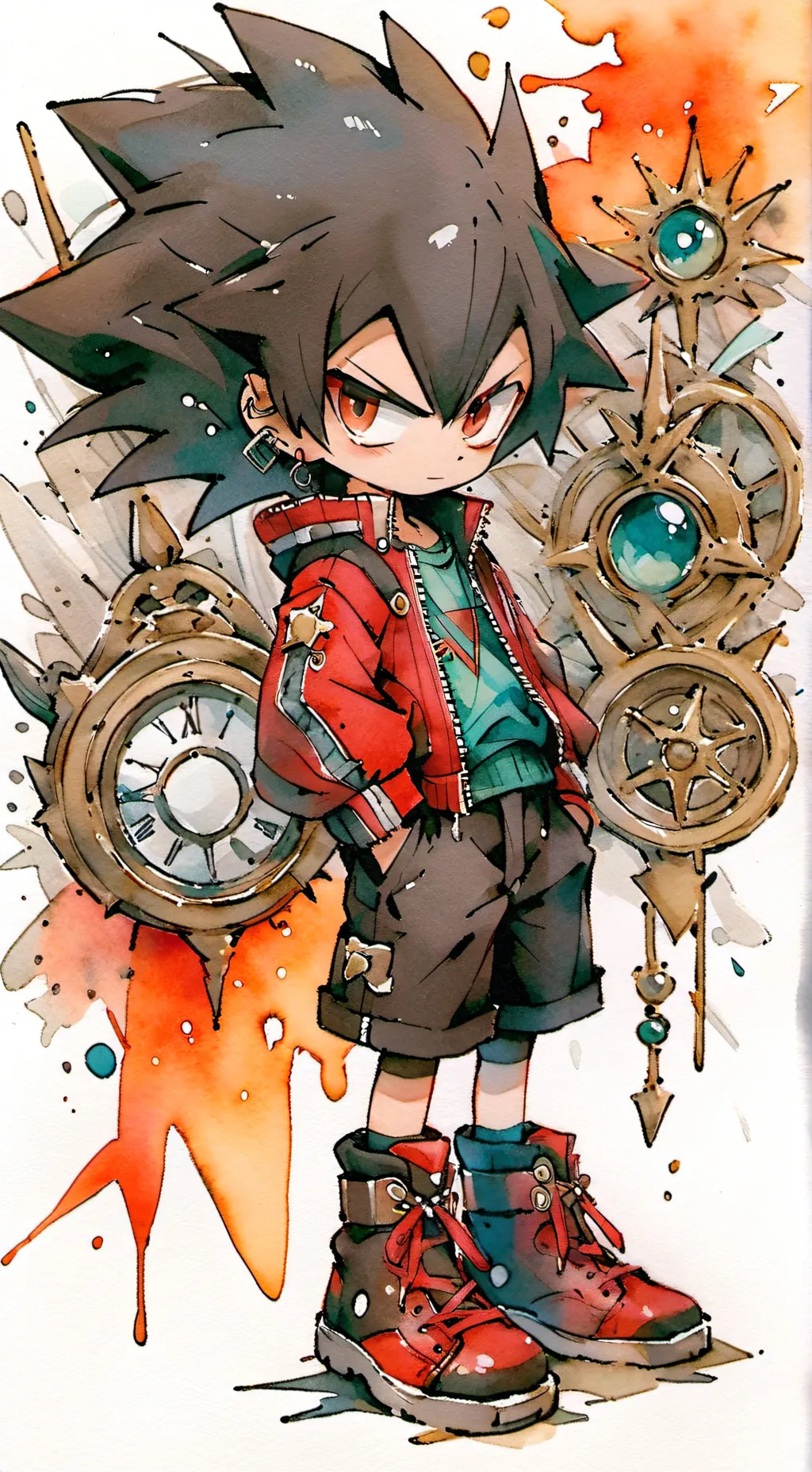 ai character: Shadow  background