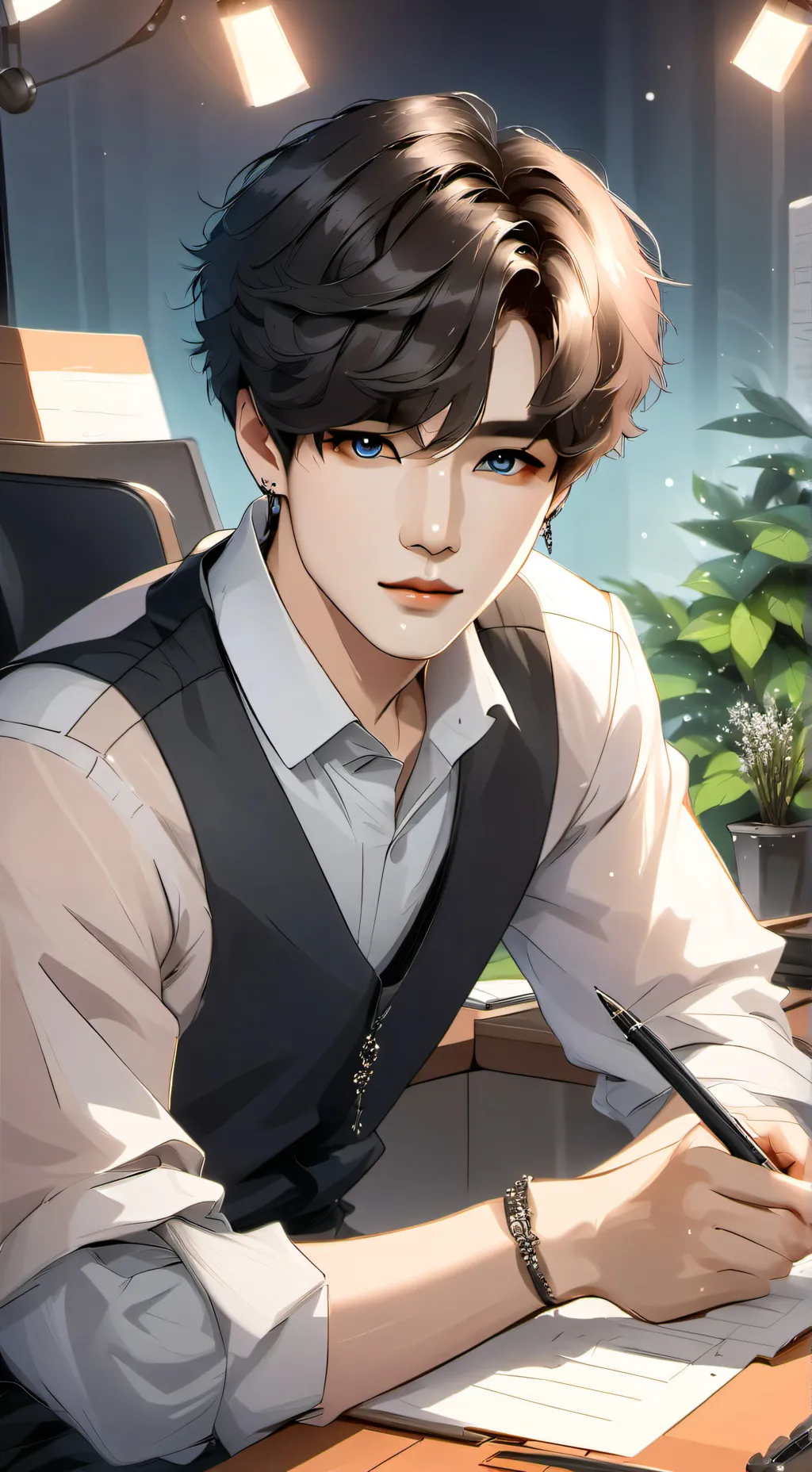 ai character: Suga background