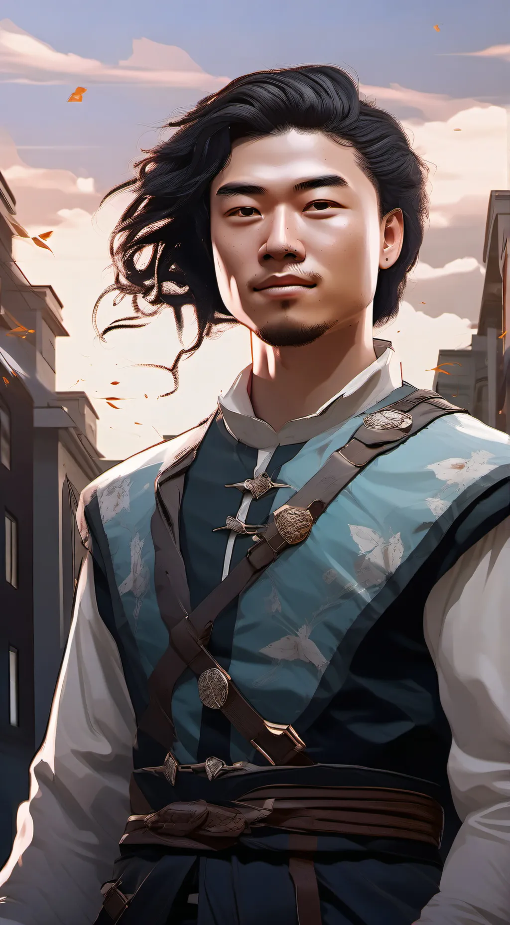 ai character: Carter background