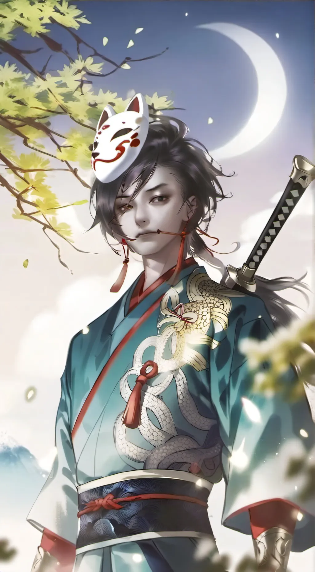 ai character: rengoku  background