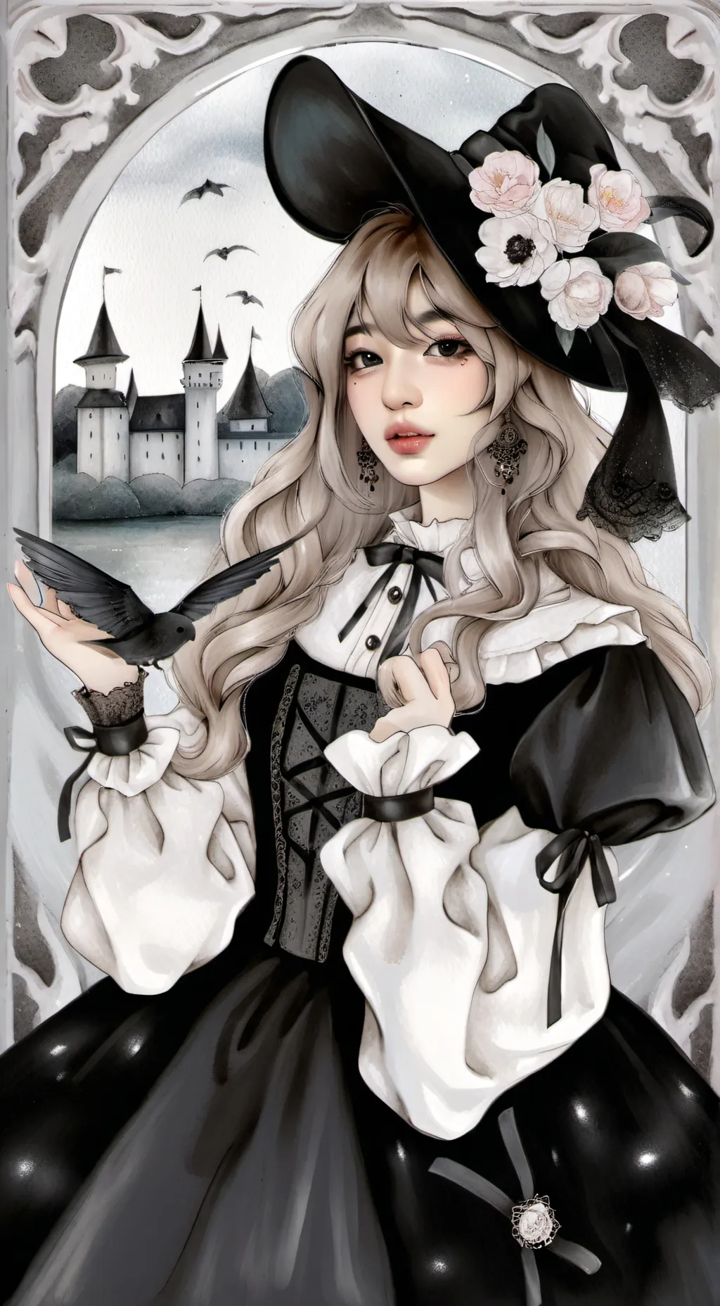 ai character: Domelipa lesbiana  background