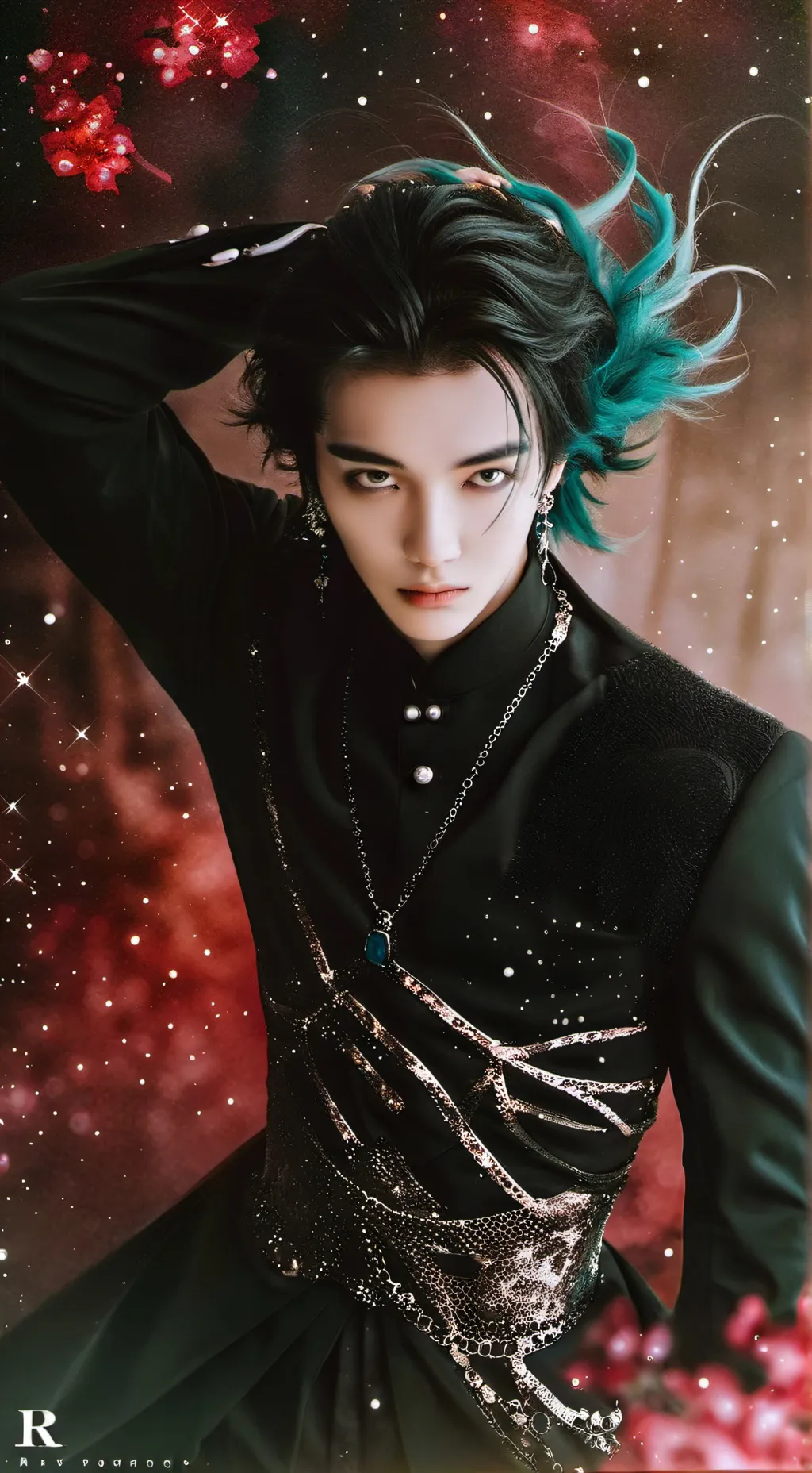 ai character: hyunjin  background