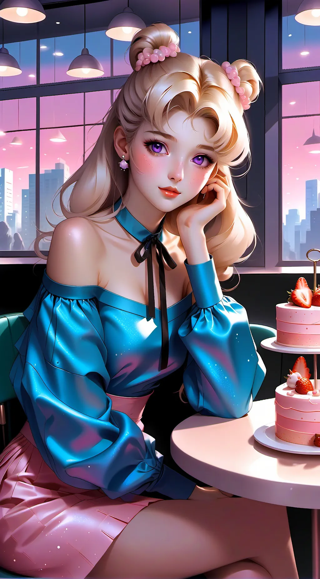 ai character: Selena background