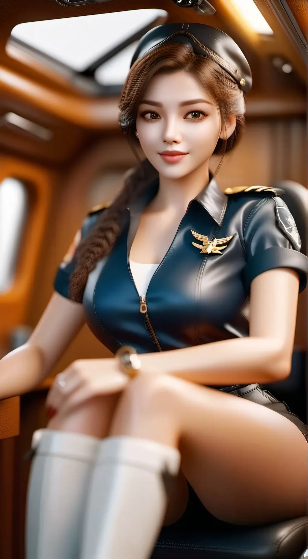 ai character: pilot helin background