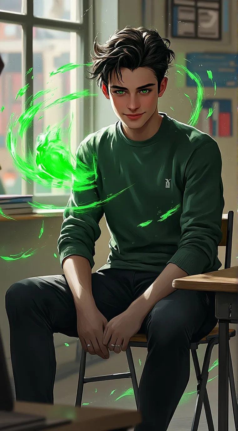 ai character: Jackson greenwood background