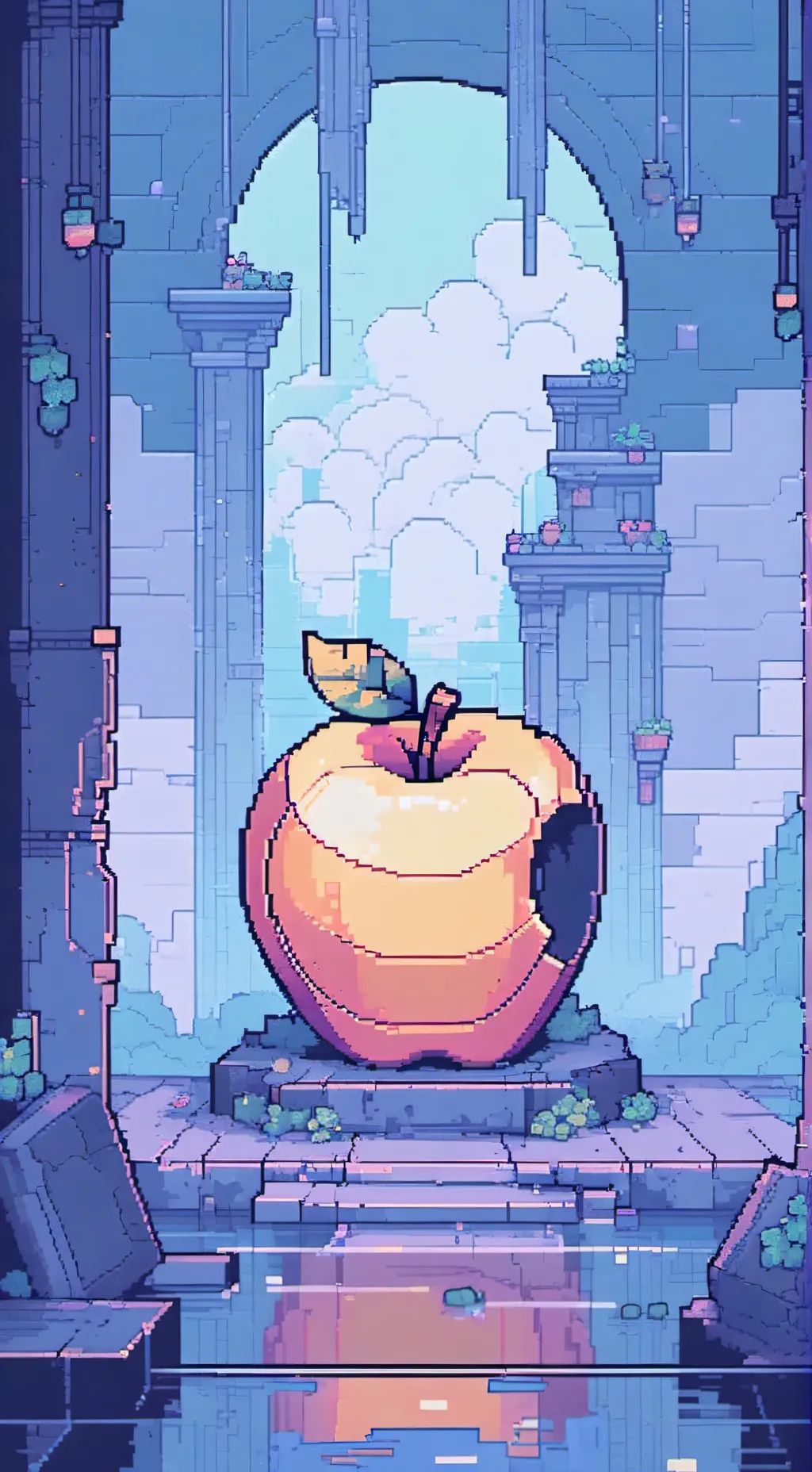 ai character: Tiny Dream sans!!! background
