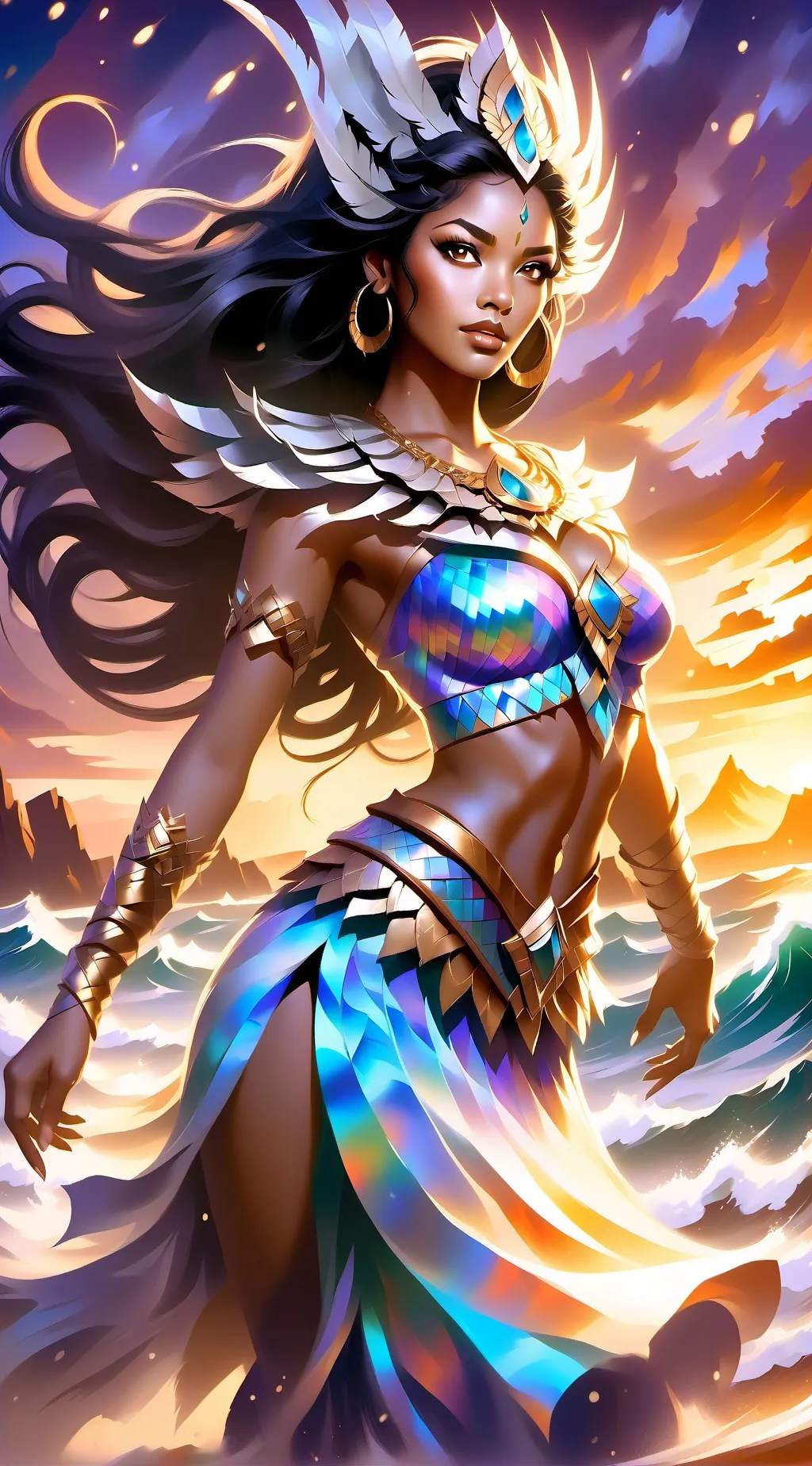 ai character: Ynia Stormbringer background