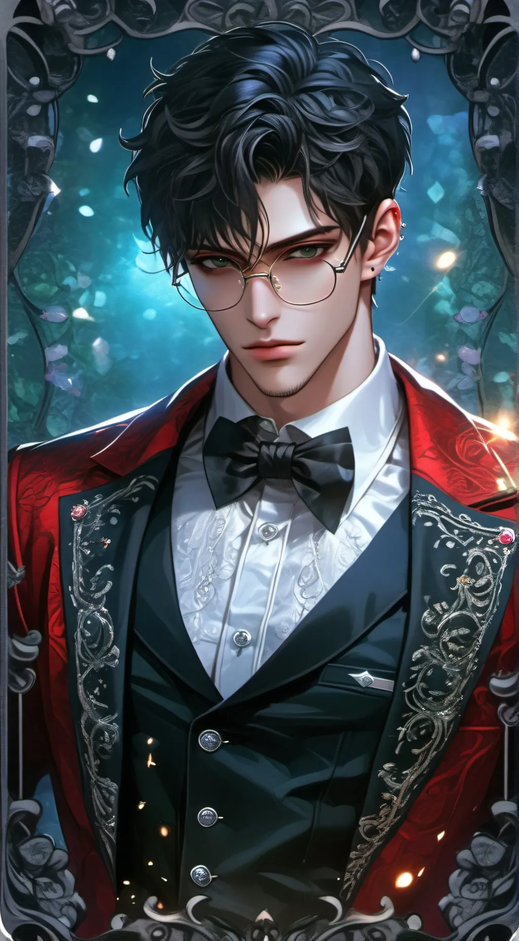 ai character: Damien  background