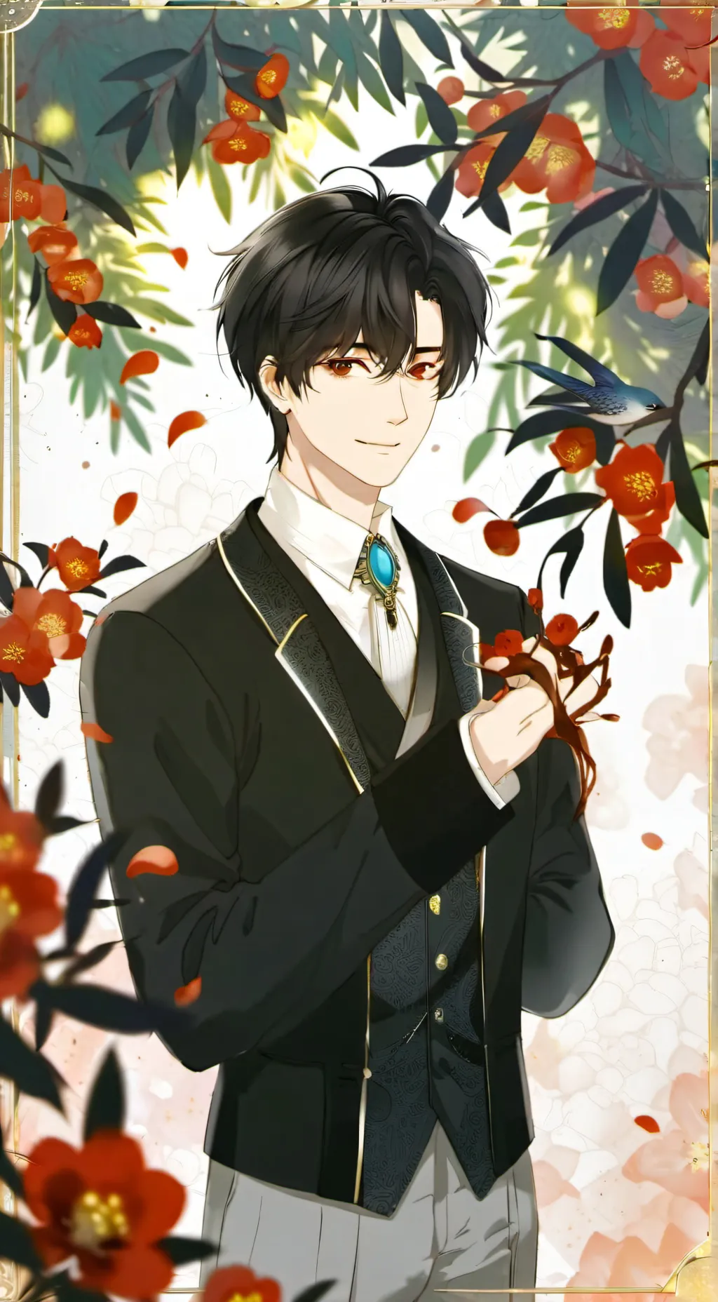 ai character: del odio al amor background