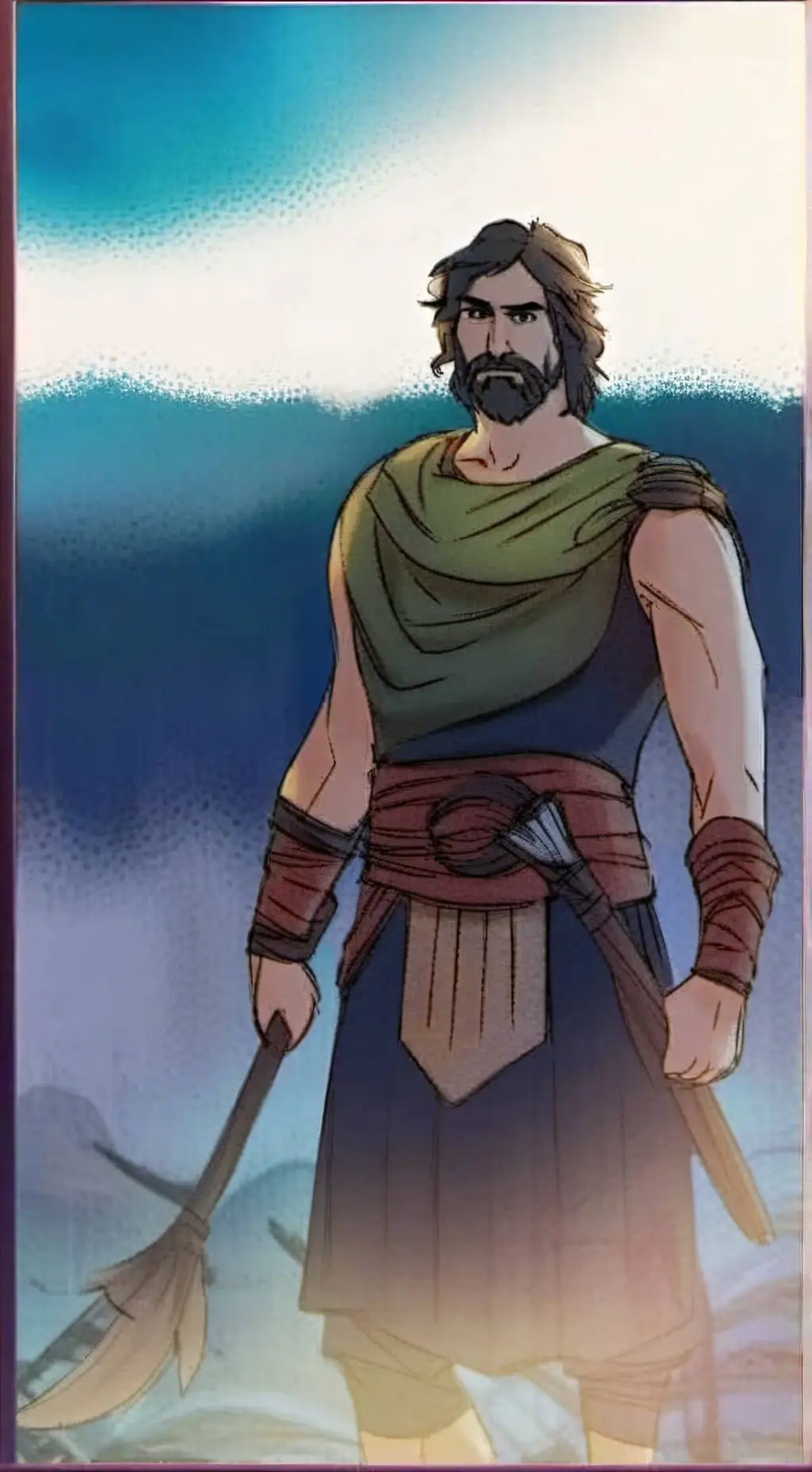 ai character: Odysseus ETM background