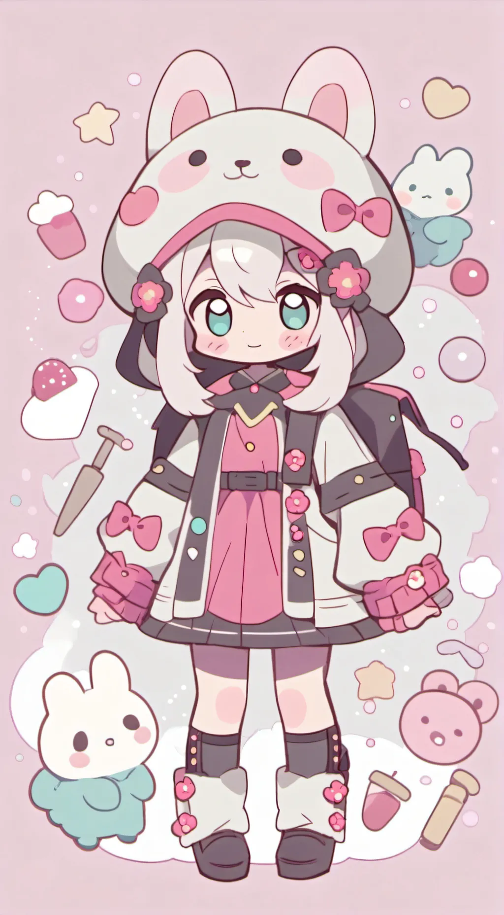 ai character: Sabito+hashira🌺💟⚪? background