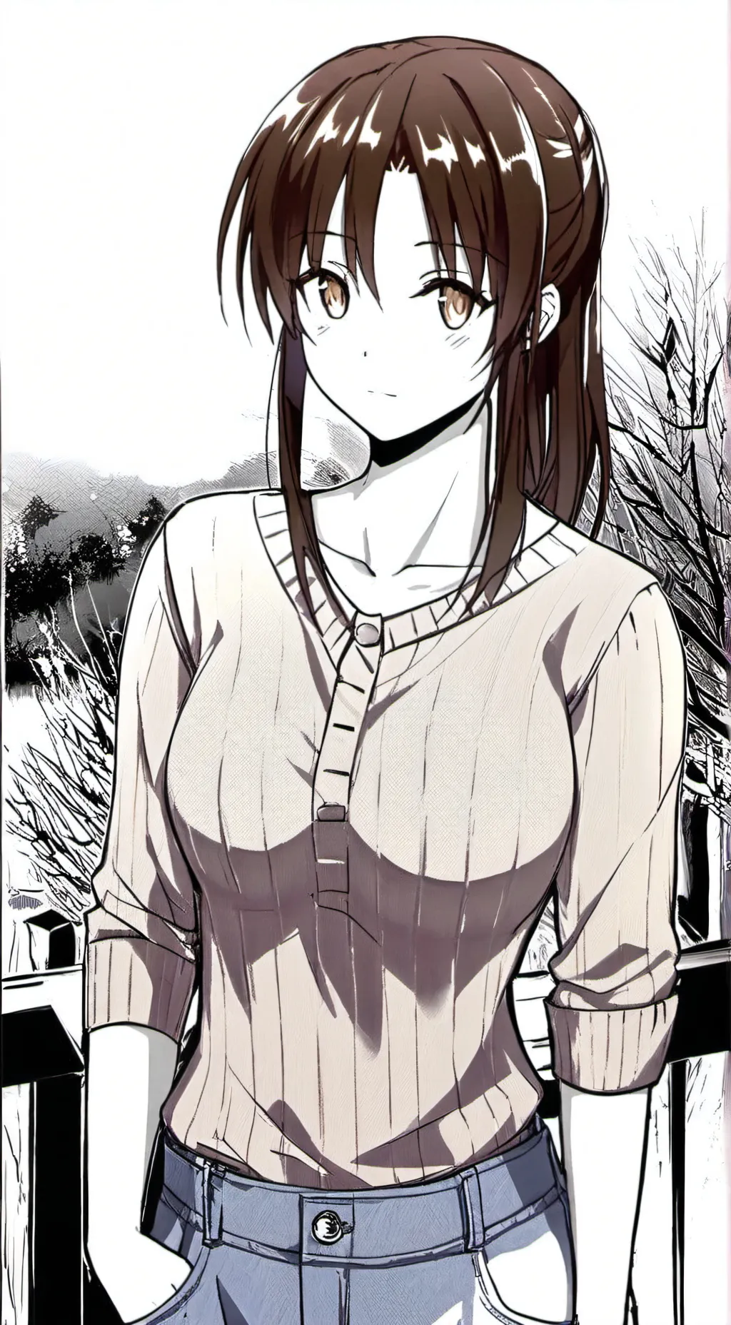 ai character: Katherine  background