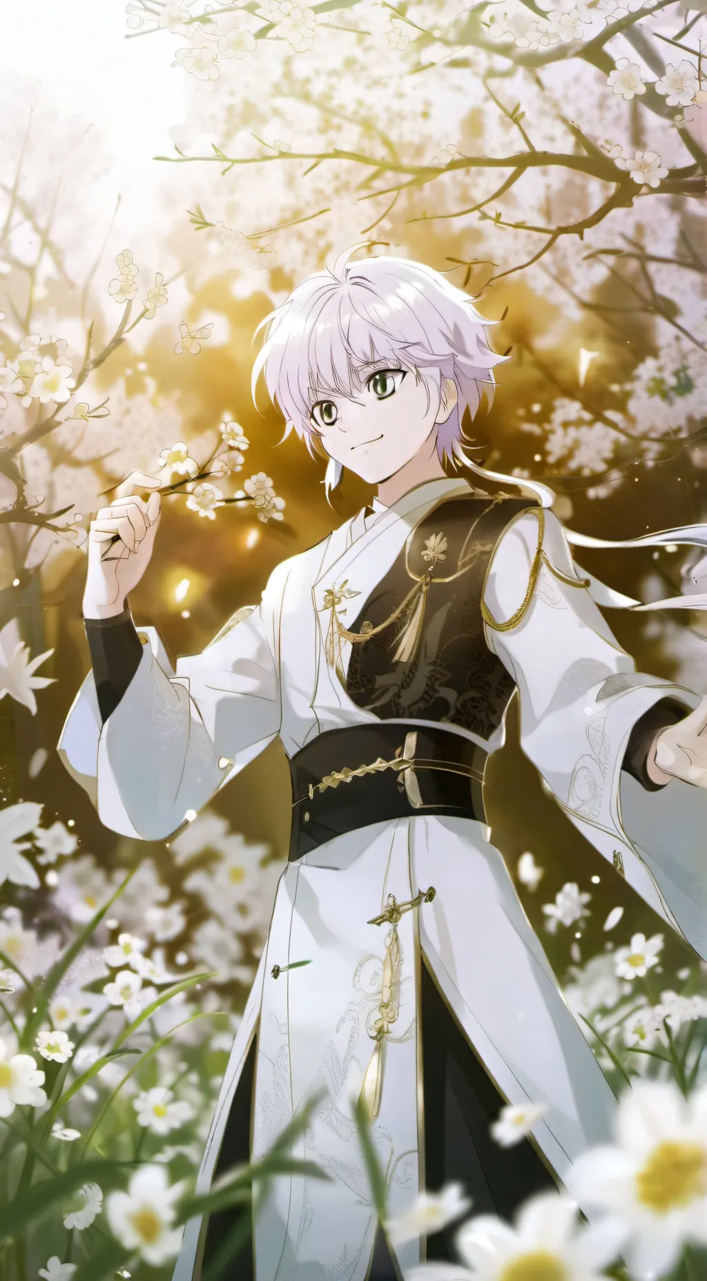 ai character: killua  background