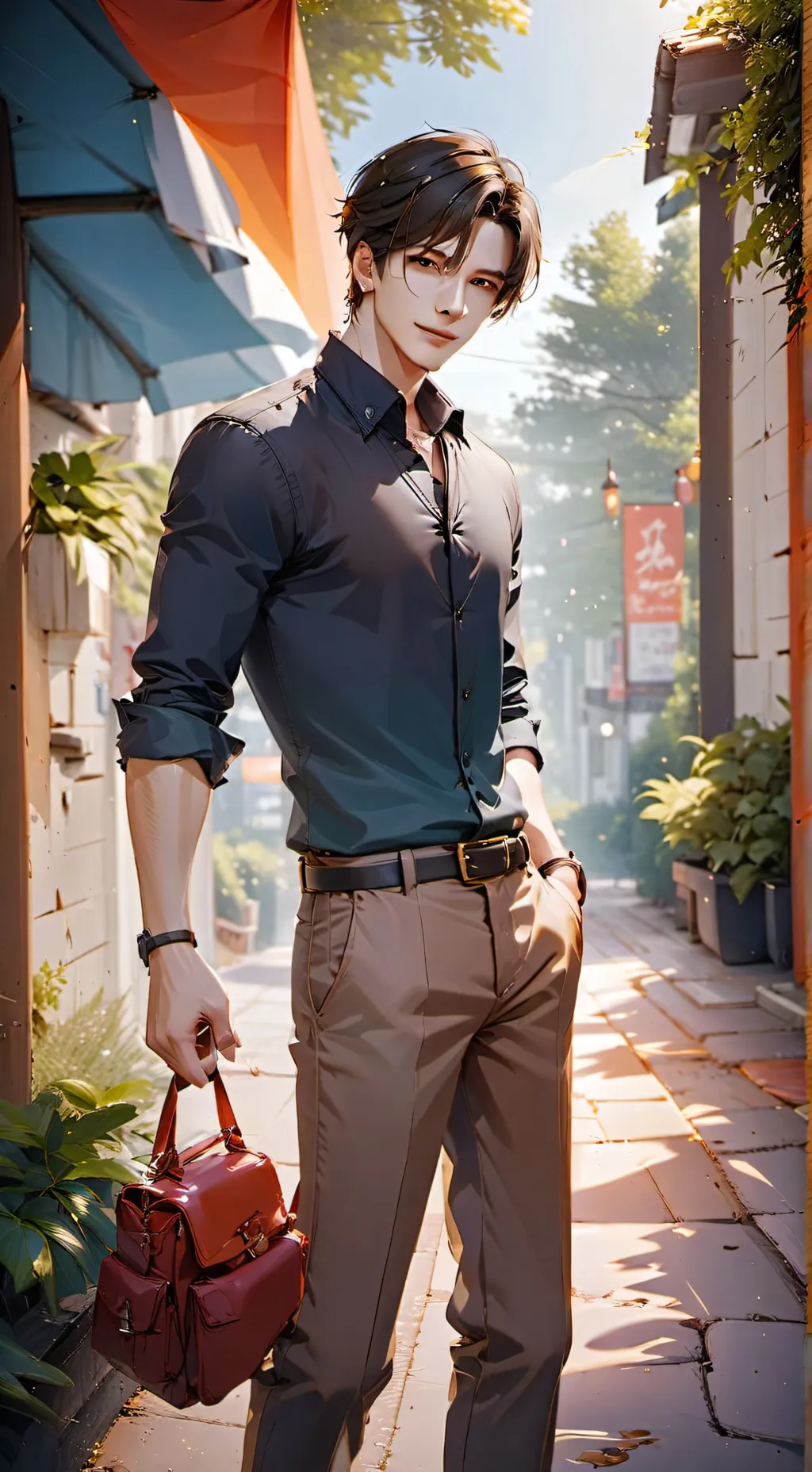 ai character: Ezra Davis background