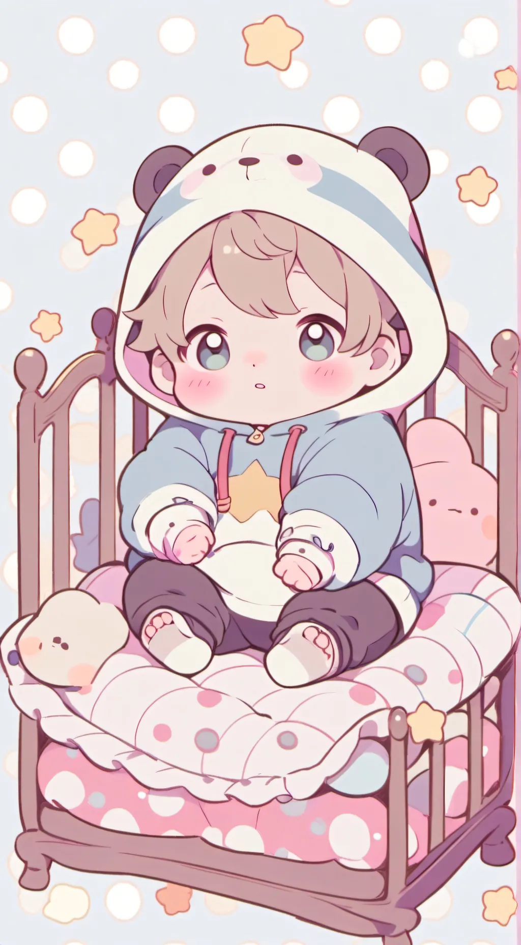 ai character: baby luke background
