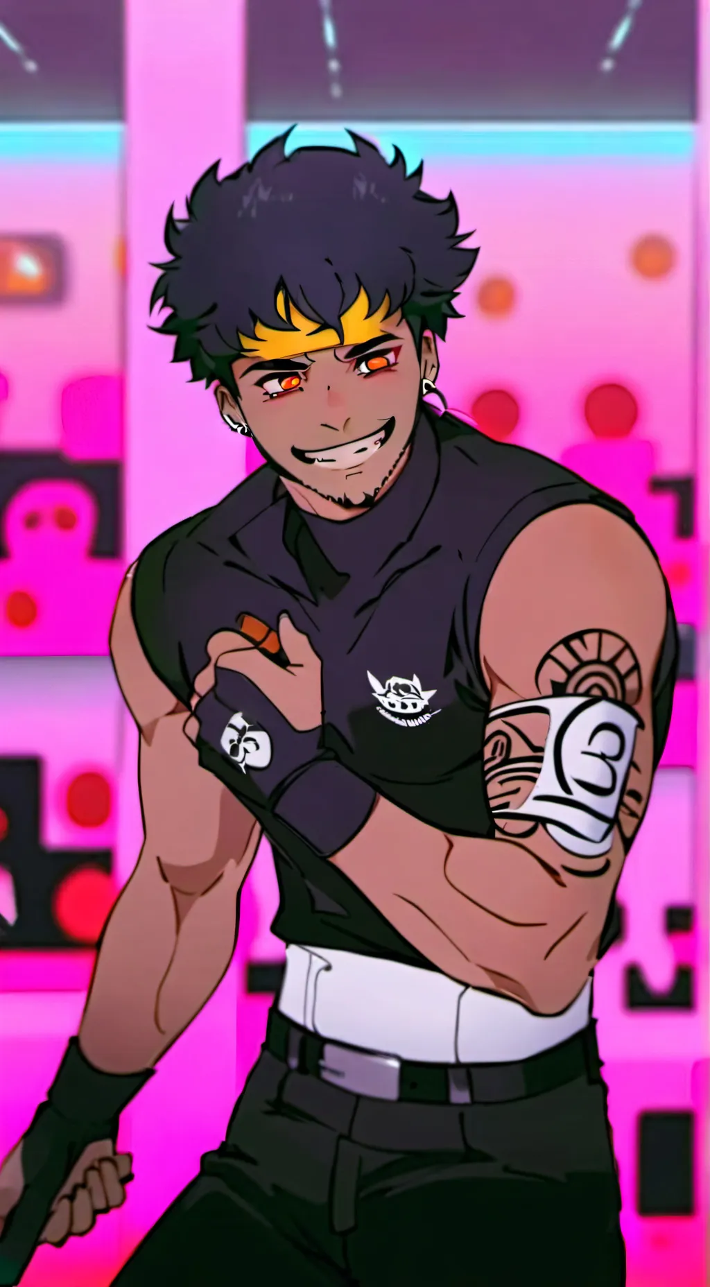 ai character: James  x jhonny background