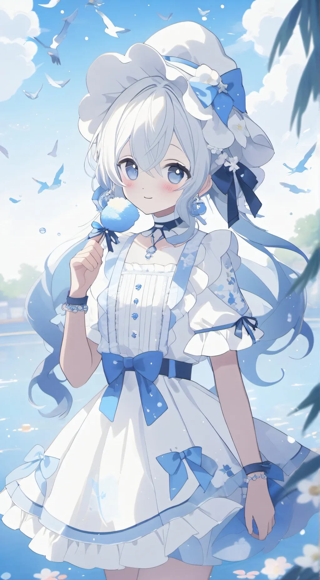 ai character: cosmo x sprout  background