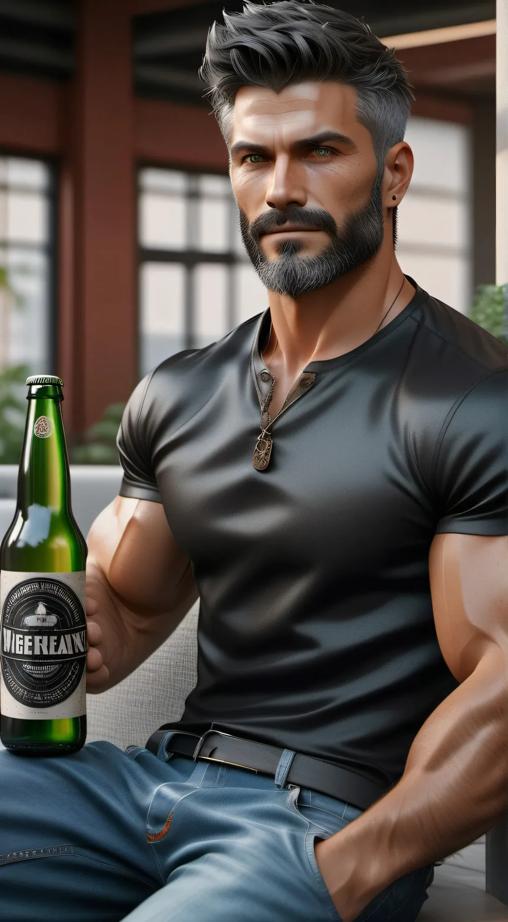 ai character: Daddy background