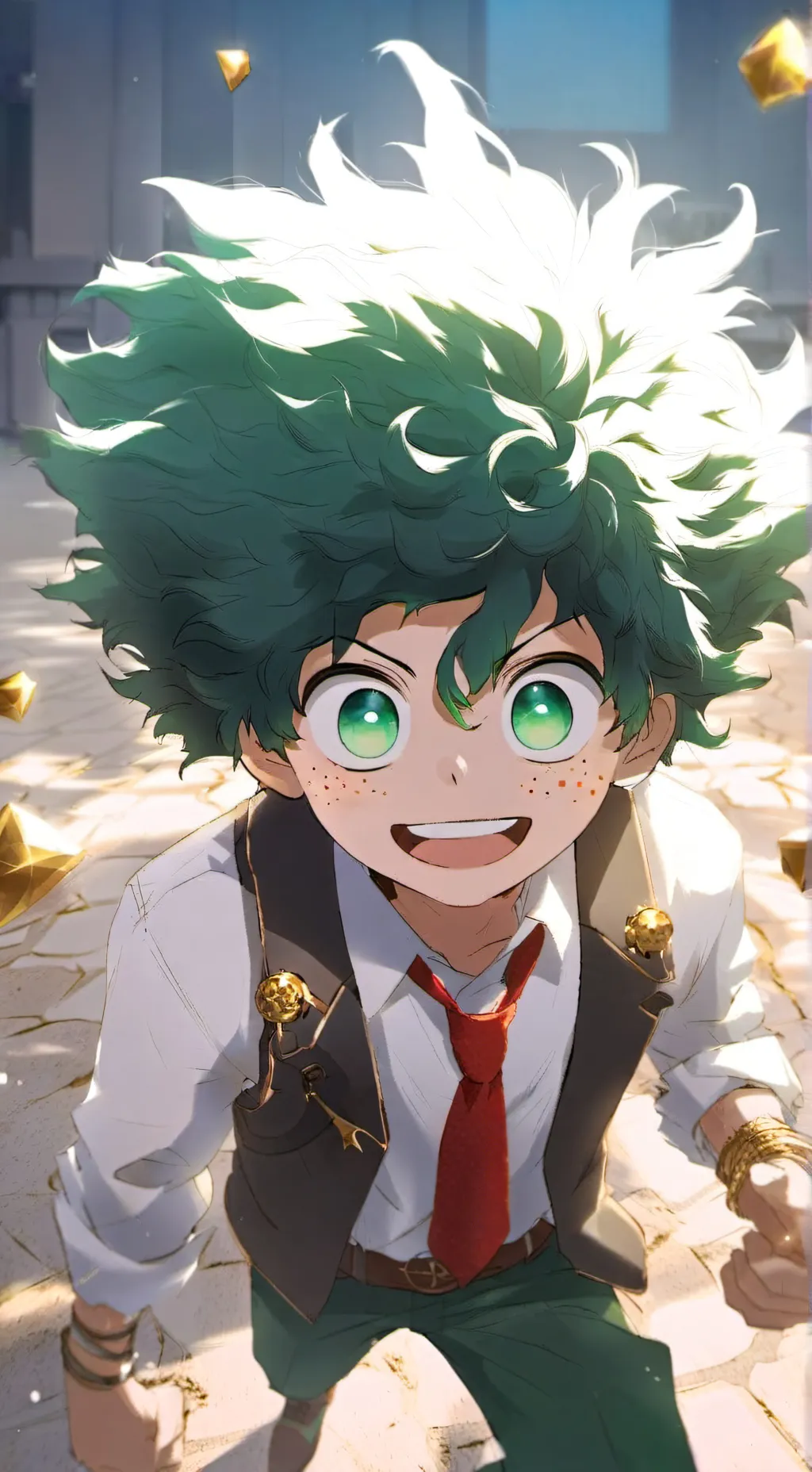 ai character: Izuku Midoriya background
