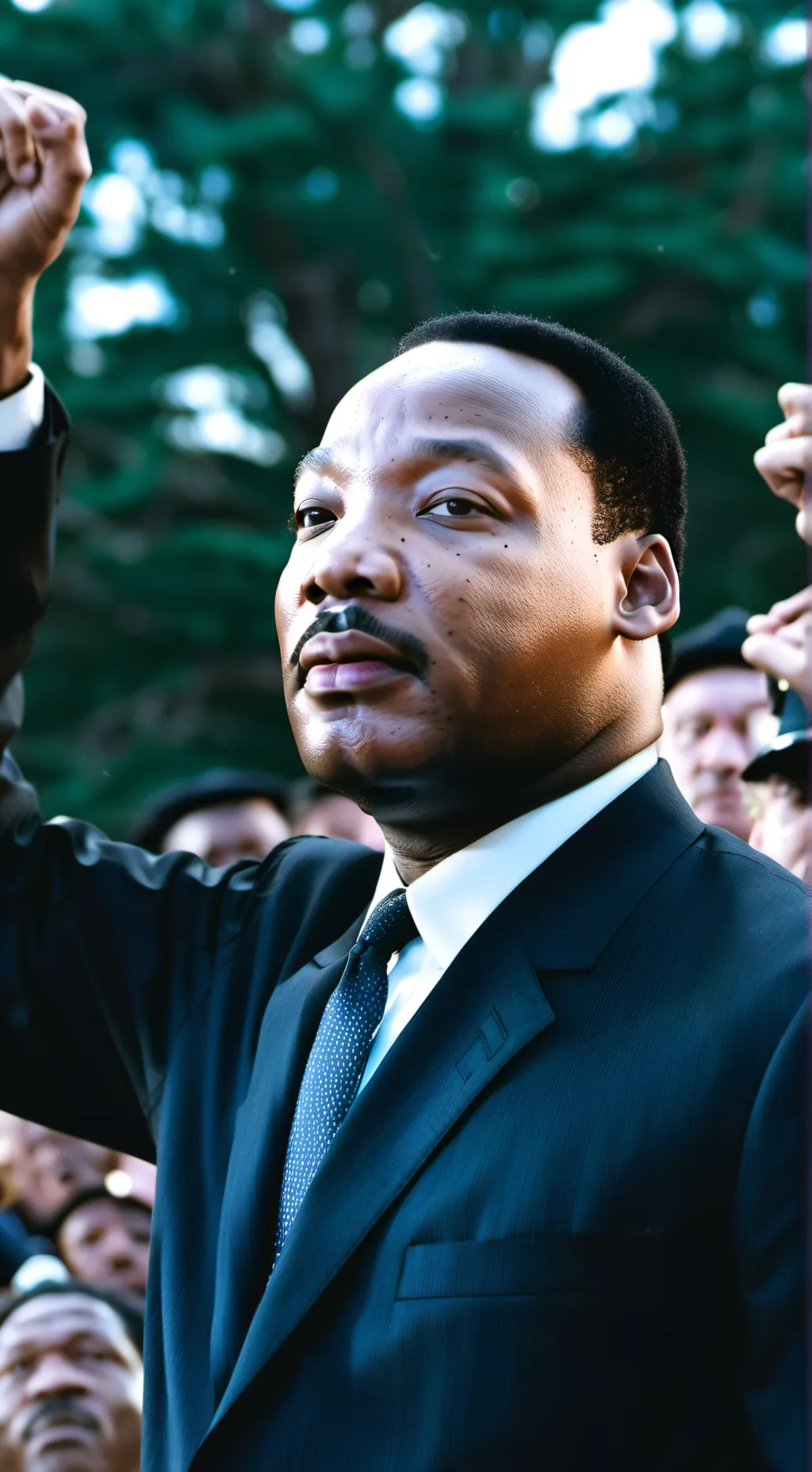 ai character: Martin Luther King background