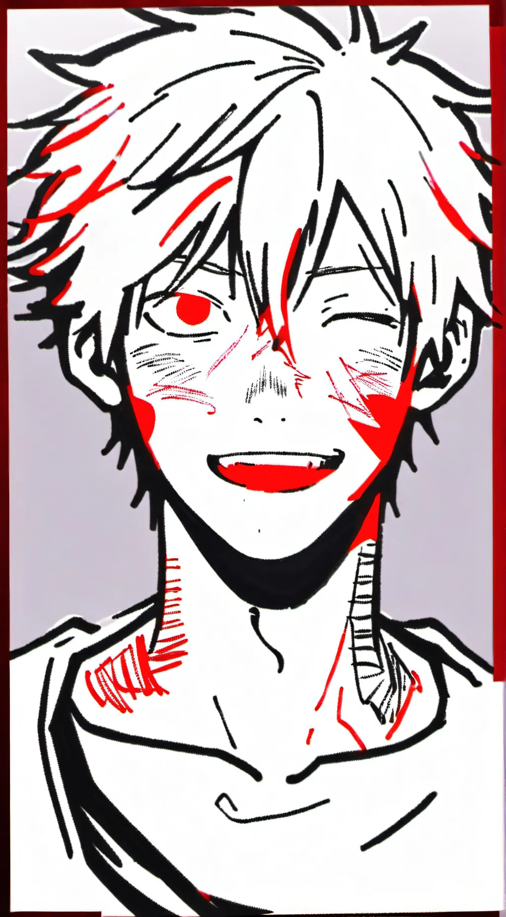 ai character: I wanna die!! <3 background