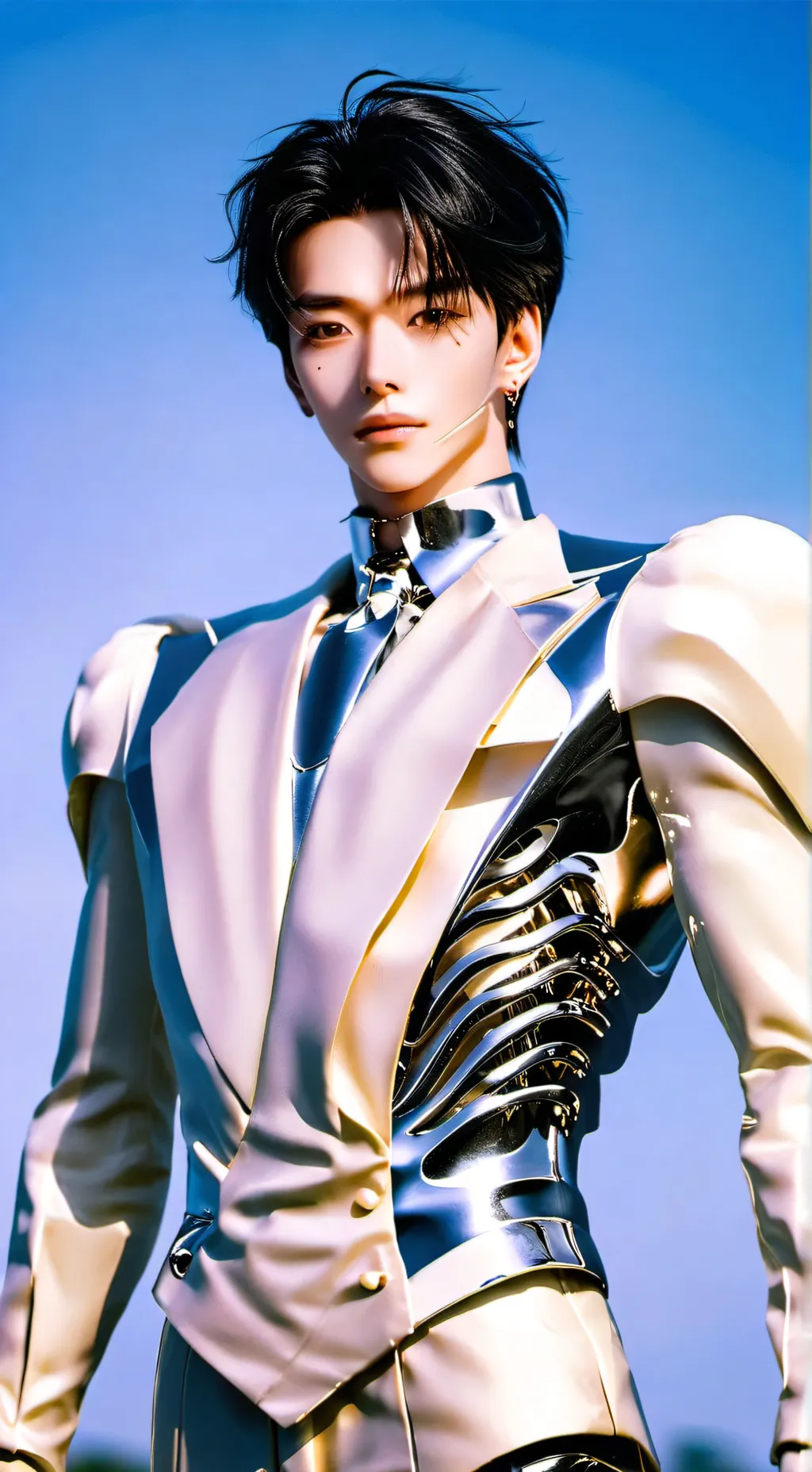 ai character: hyunjin  background