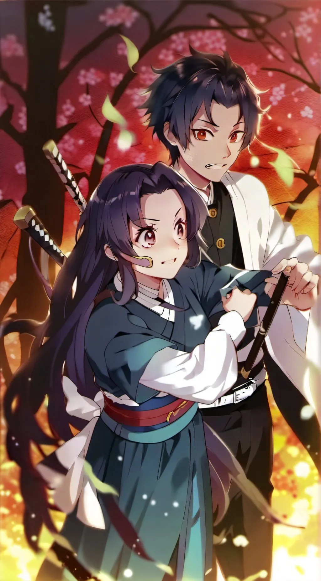 ai character: Inosuke×Aoi background