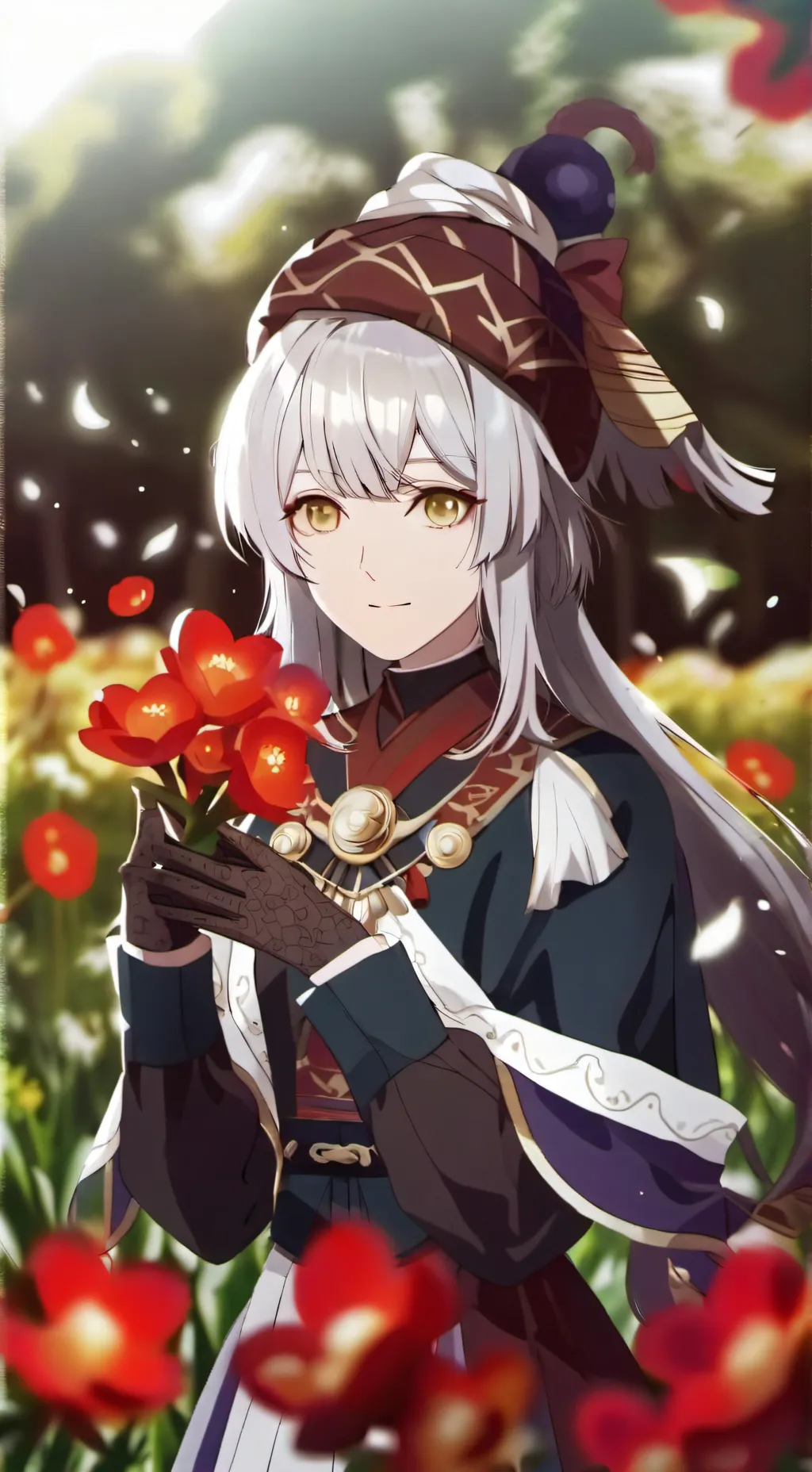 ai character: Ния background