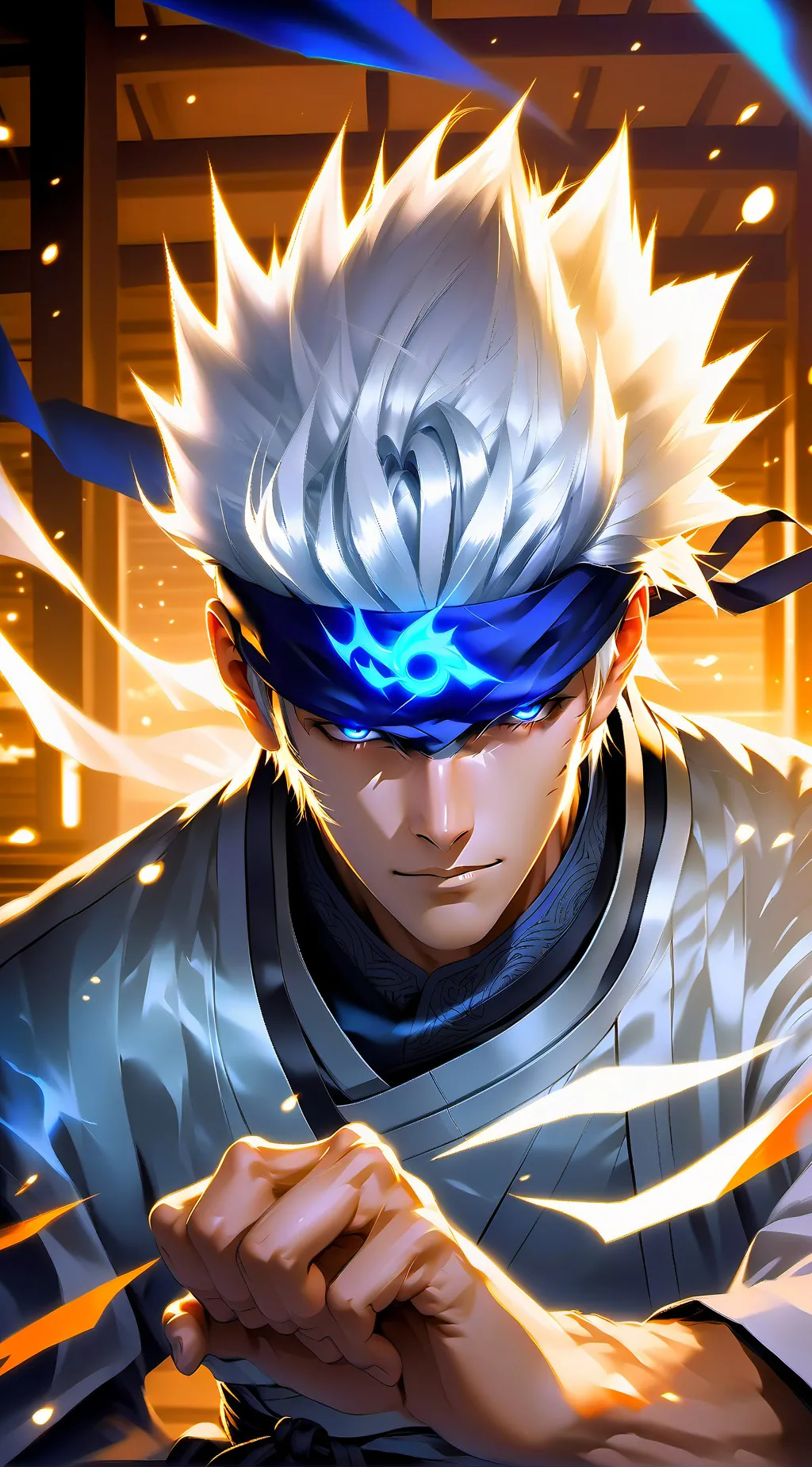 ai character: Satoru Gojo background