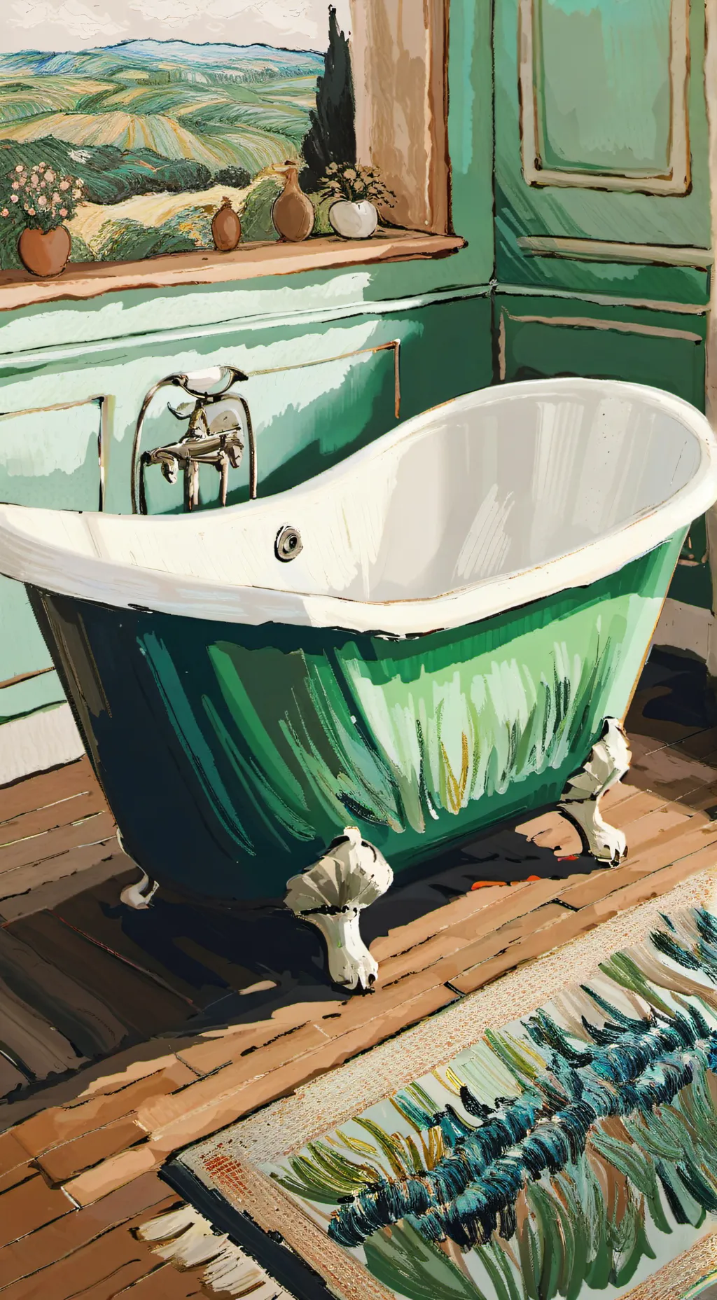ai character: dw bath background