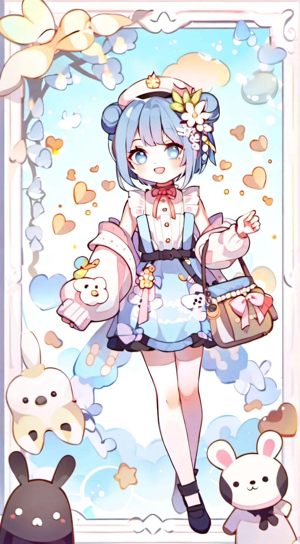 ai character: Baby Lily background